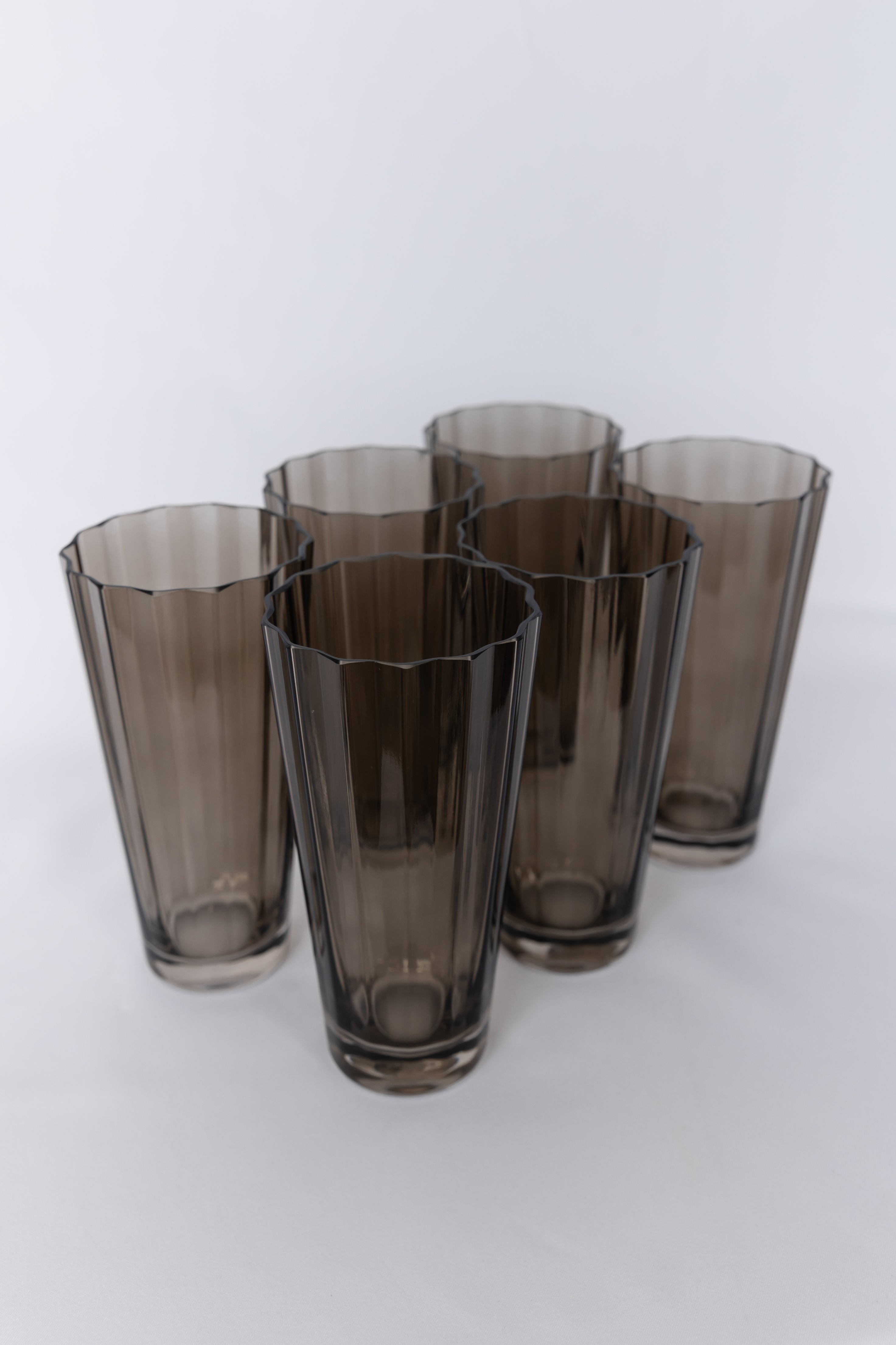 Estelle Colored Sunday Collection - Set of 6 {Gray Smoke}