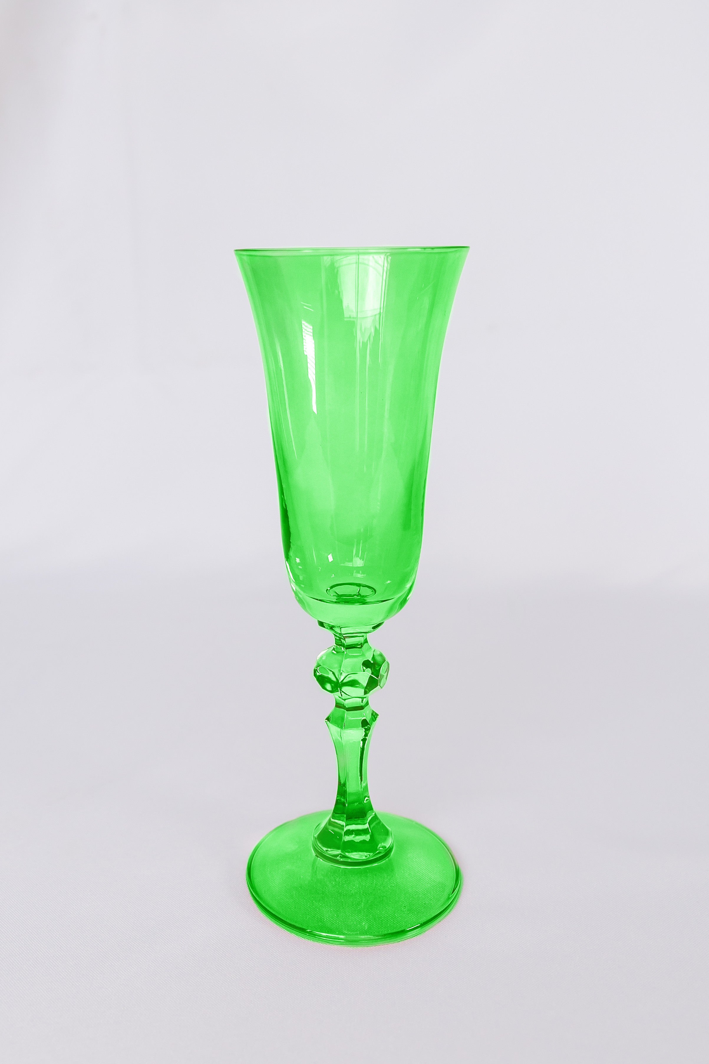 Estelle Colored Regal Flute - Set of 2 {Kelly Green}