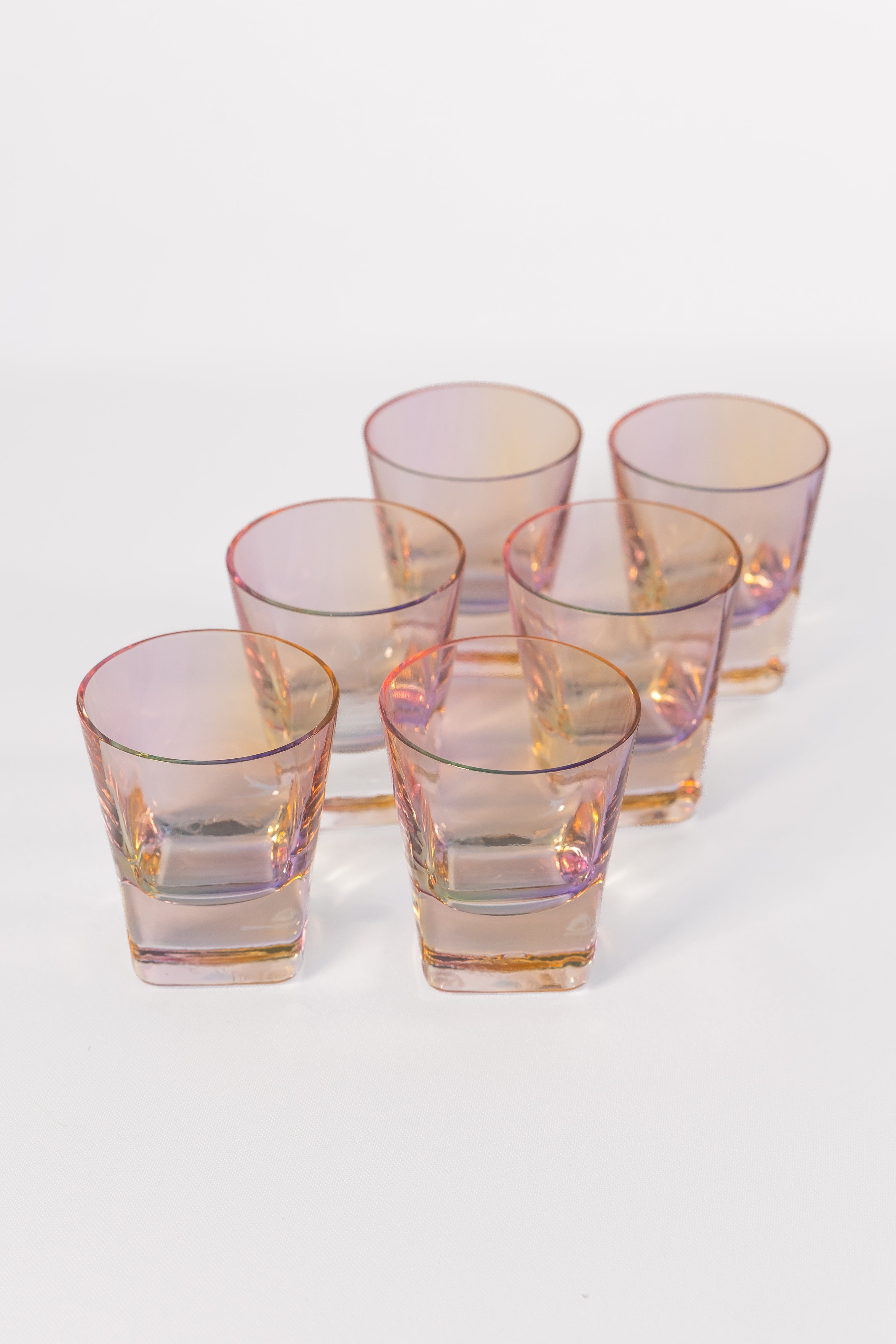 Estelle Colored Shot Glasses - Set of 6 {Iridescent}