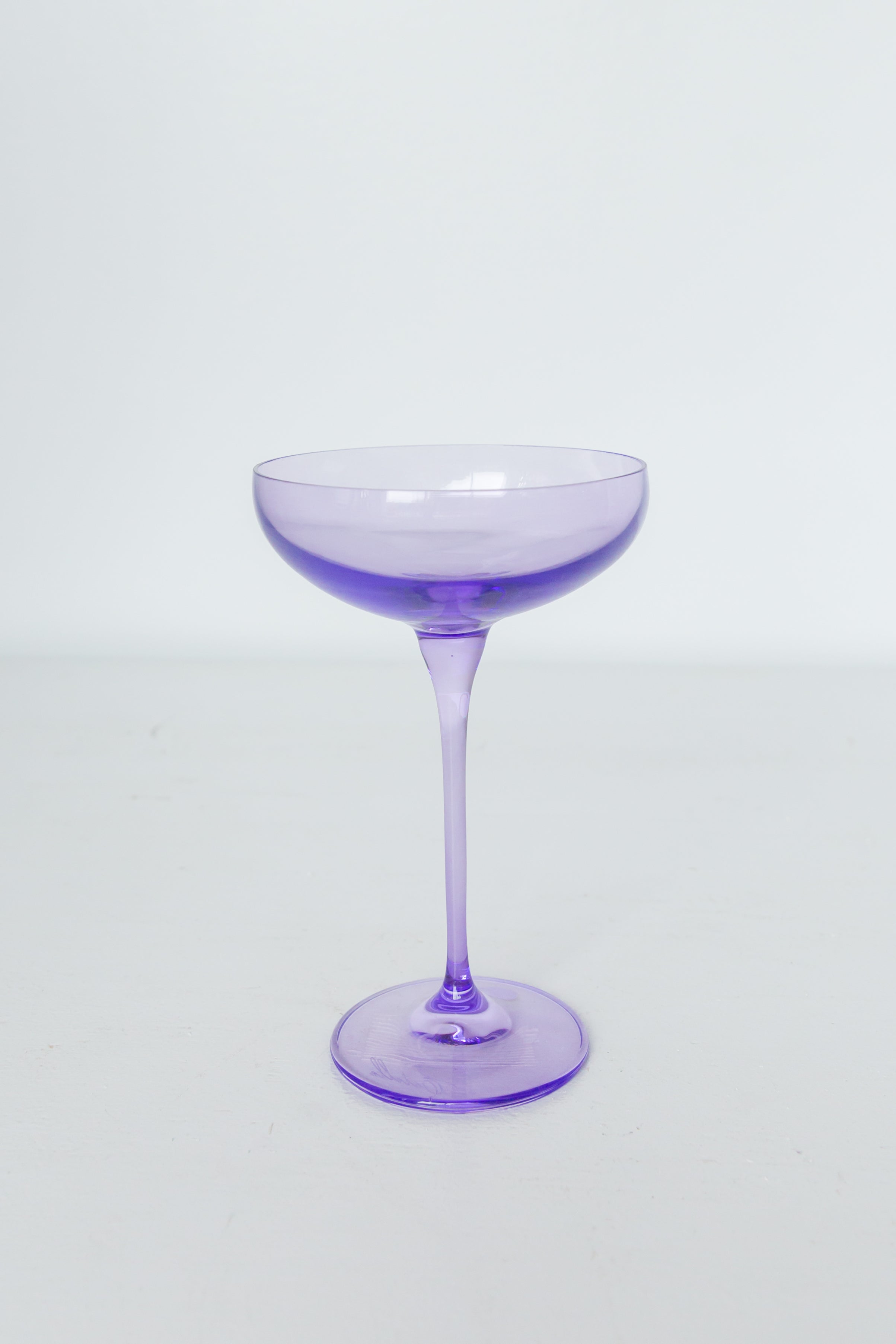 Estelle Colored Champagne Coupe Stemware - Set of 2 {Lavender}