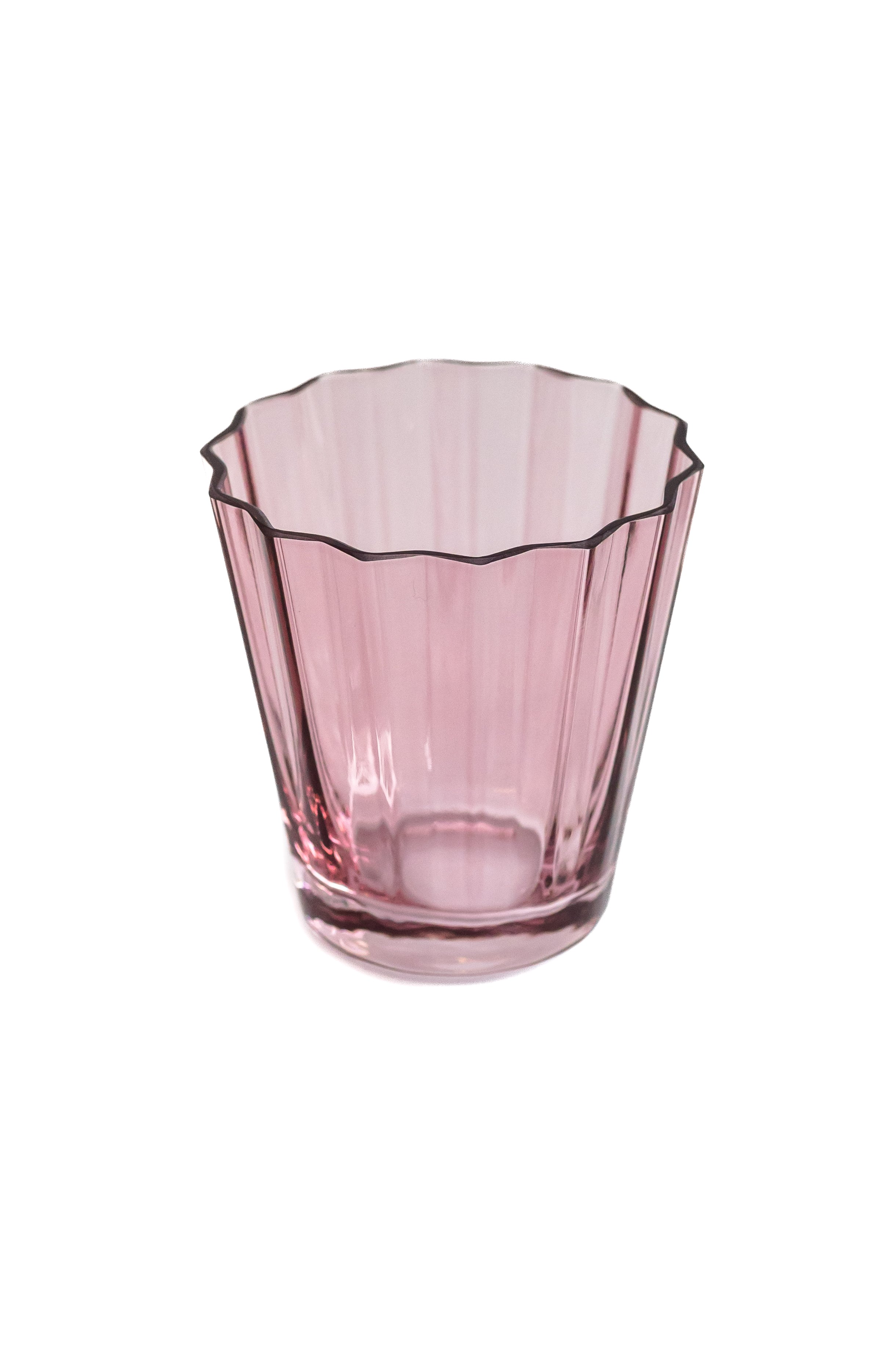 Estelle Colored Sunday Low Balls - Set of 2 {Rose}