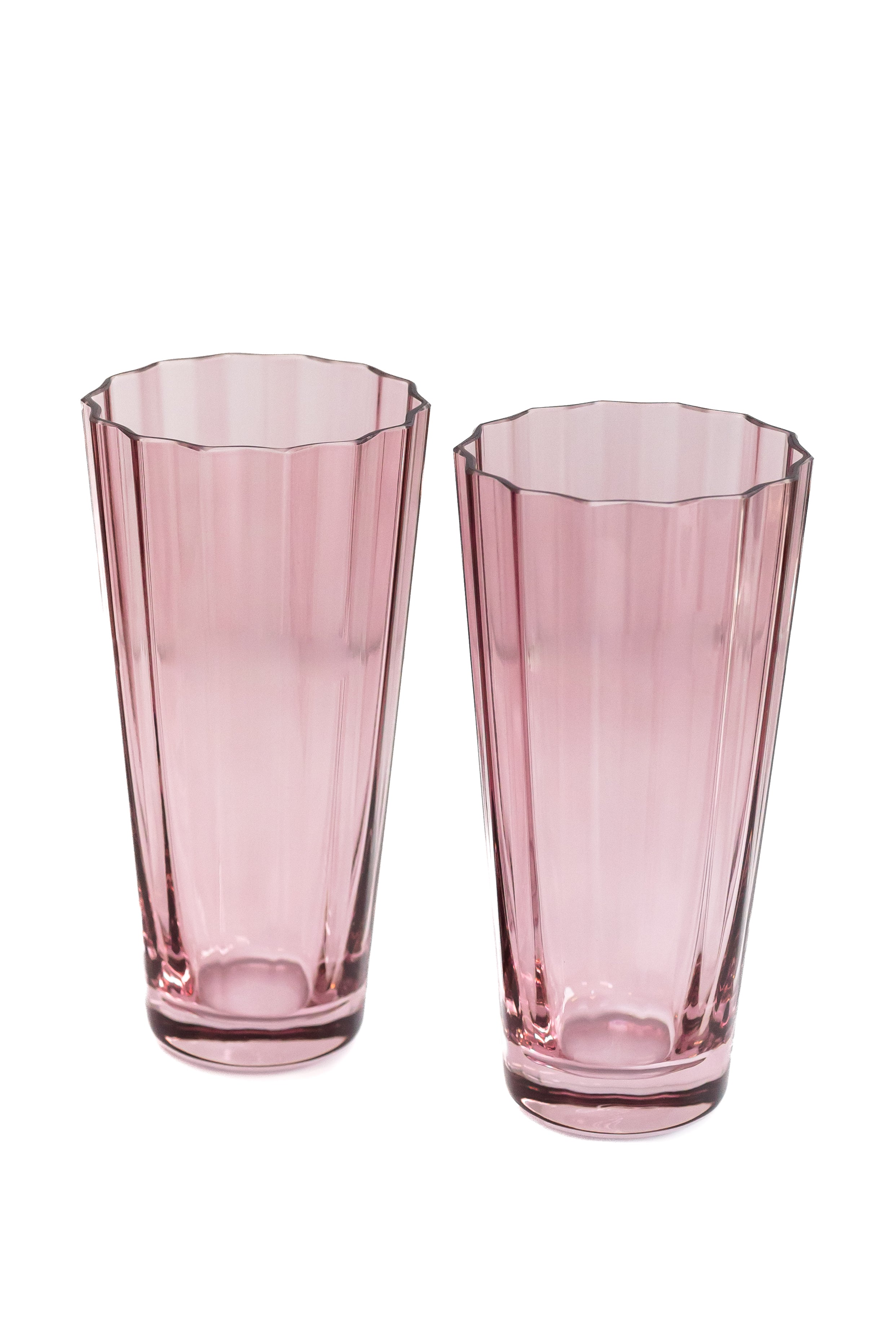 Estelle Colored Sunday High Balls - Set of 2 {Rose}