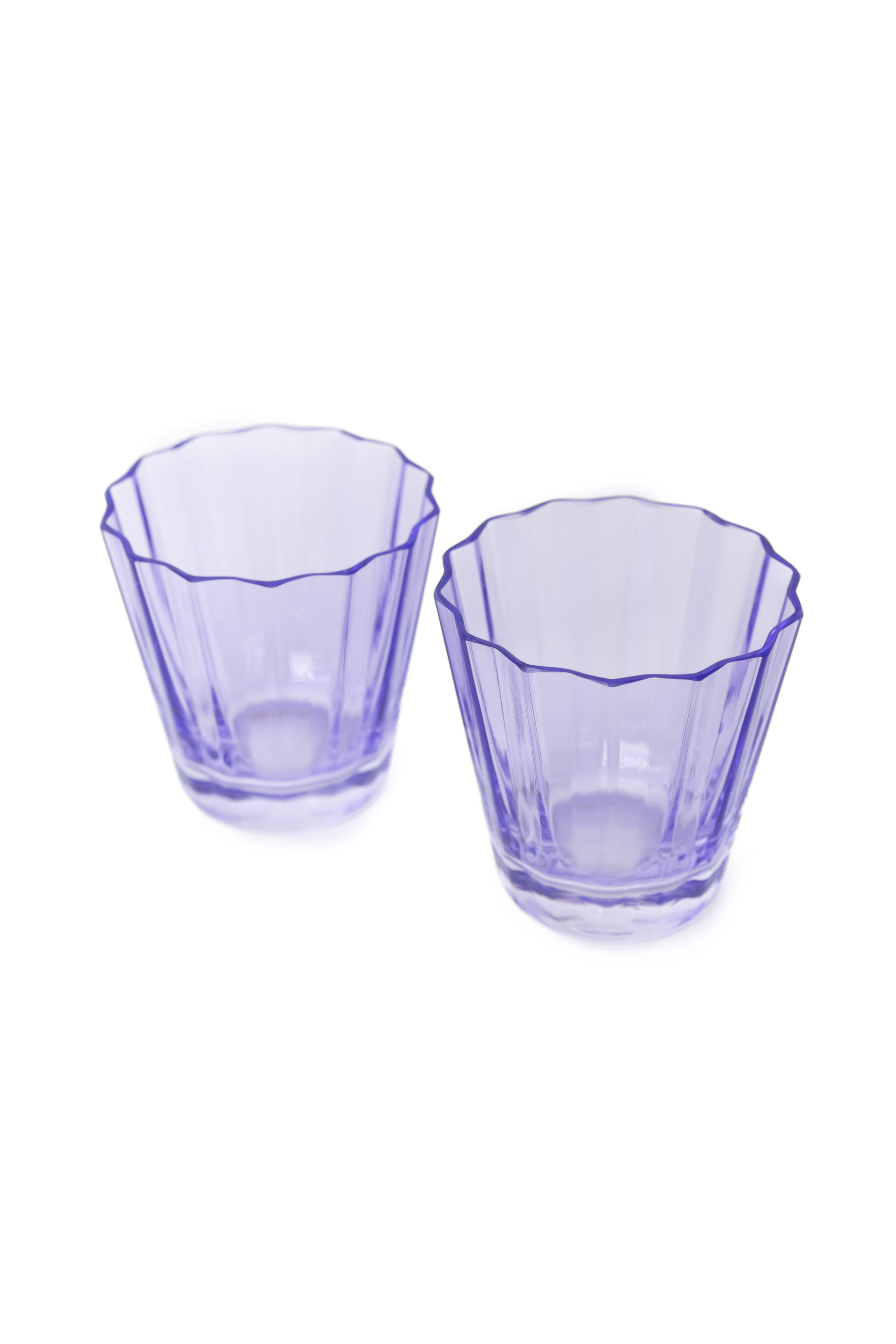 Estelle Colored Sunday Low Balls - Set of 2 {Lavender}