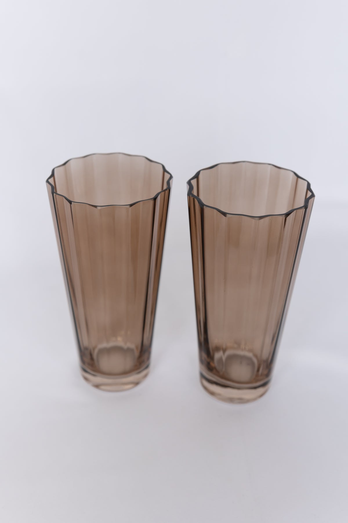 Estelle Colored Sunday High Balls - Set of 2 {Mocha Mousse (Our Amber Smoke)}