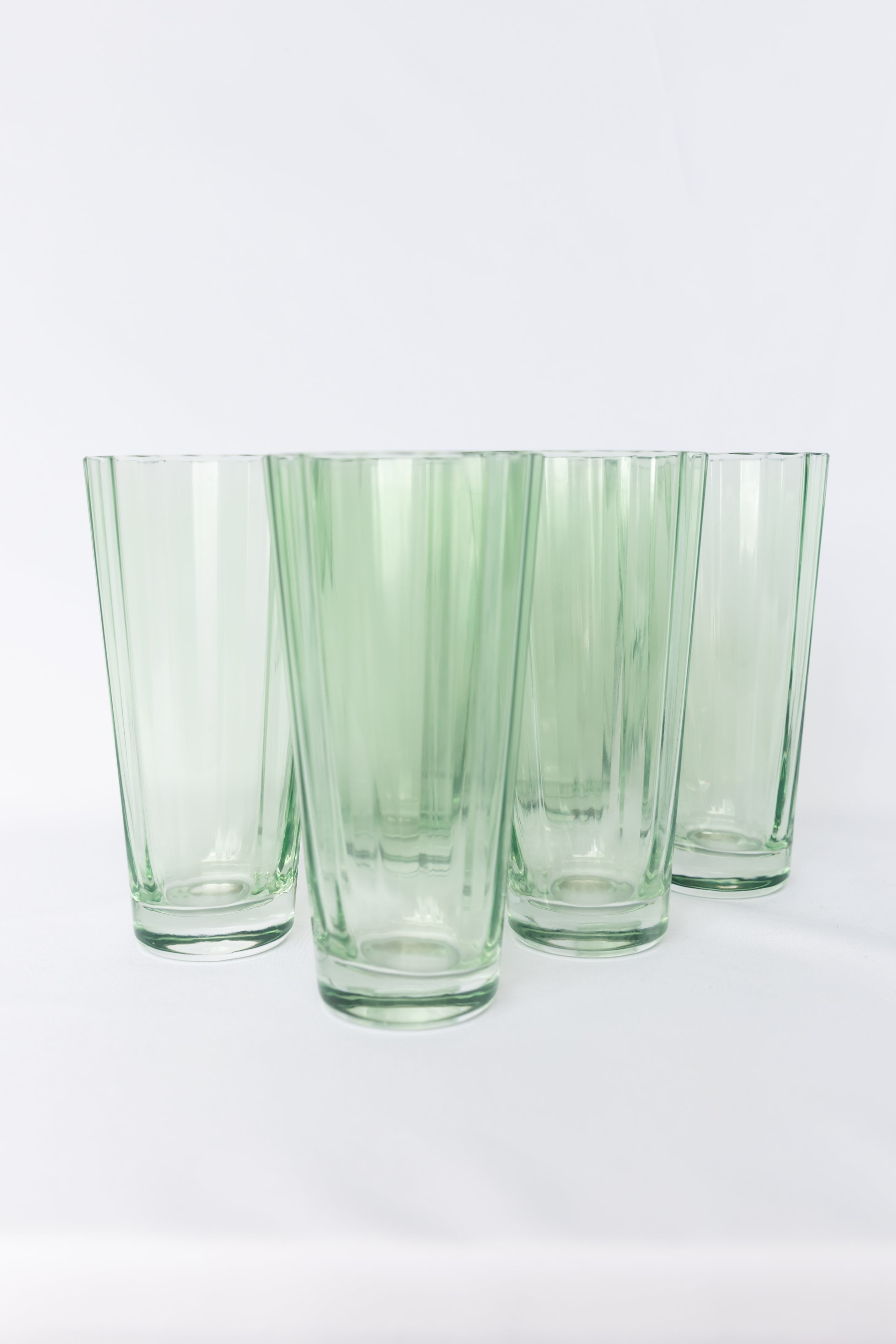 Estelle Colored Sunday High Balls - Set of 6 {Mint Green}