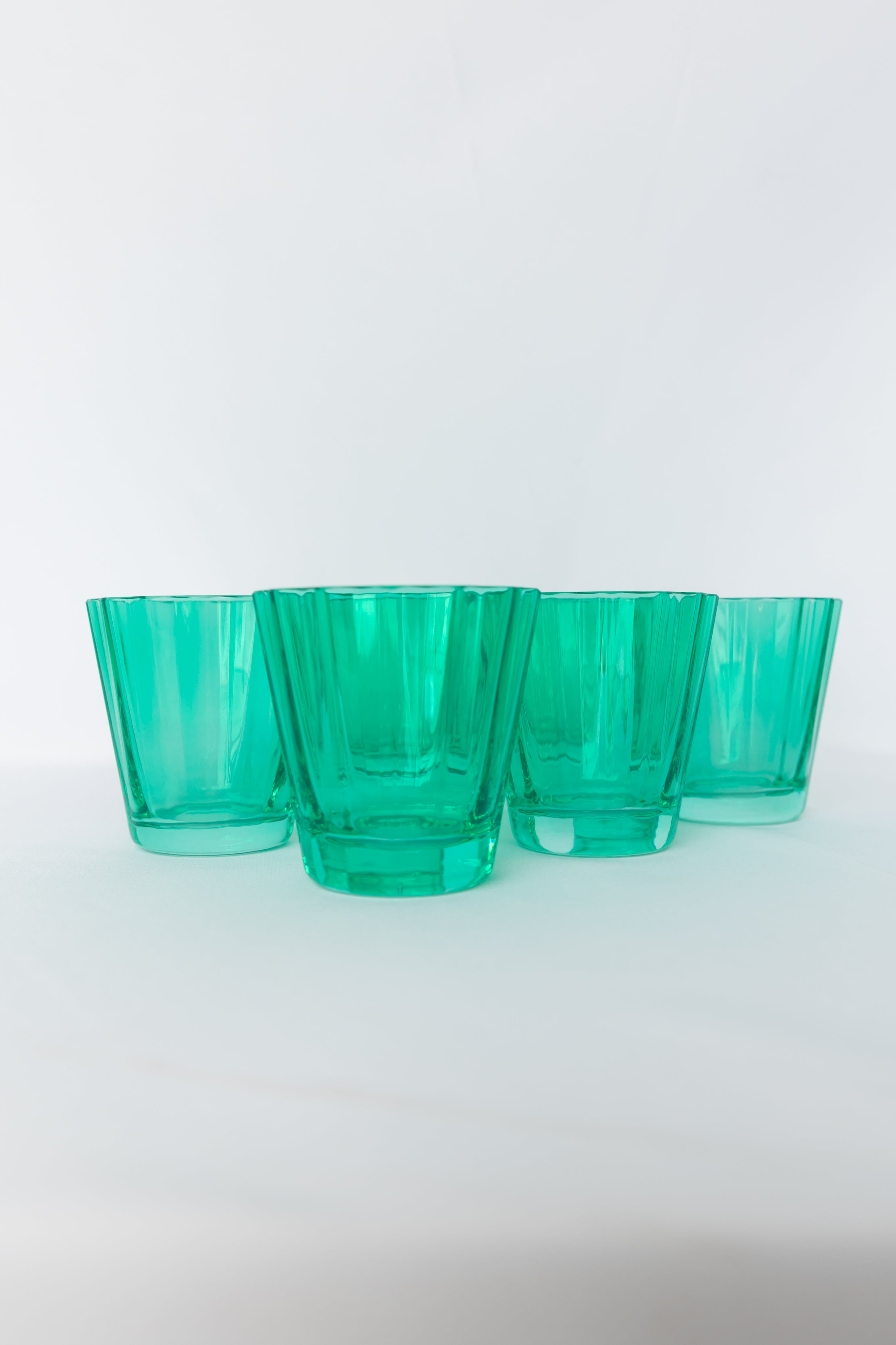 Estelle Colored Sunday Low Balls - Set of 6 {Kelly Green}