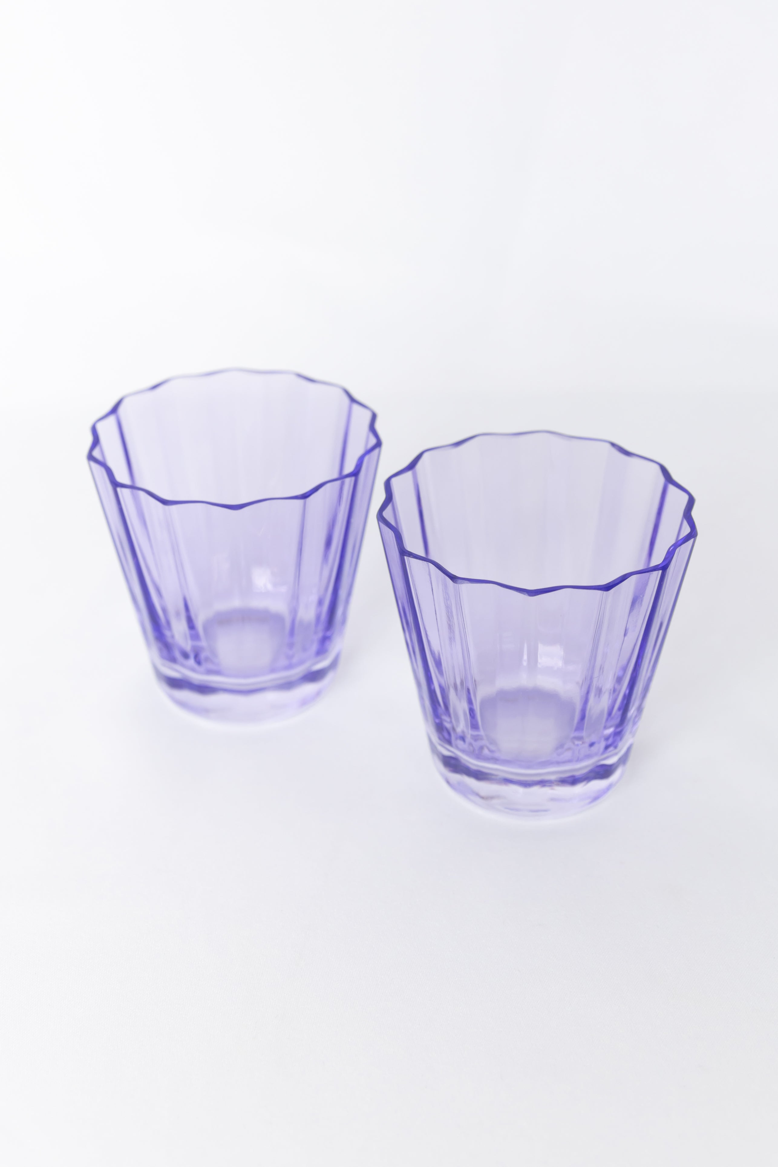 Estelle Colored Sunday Low Balls - Set of 2 {Lavender}