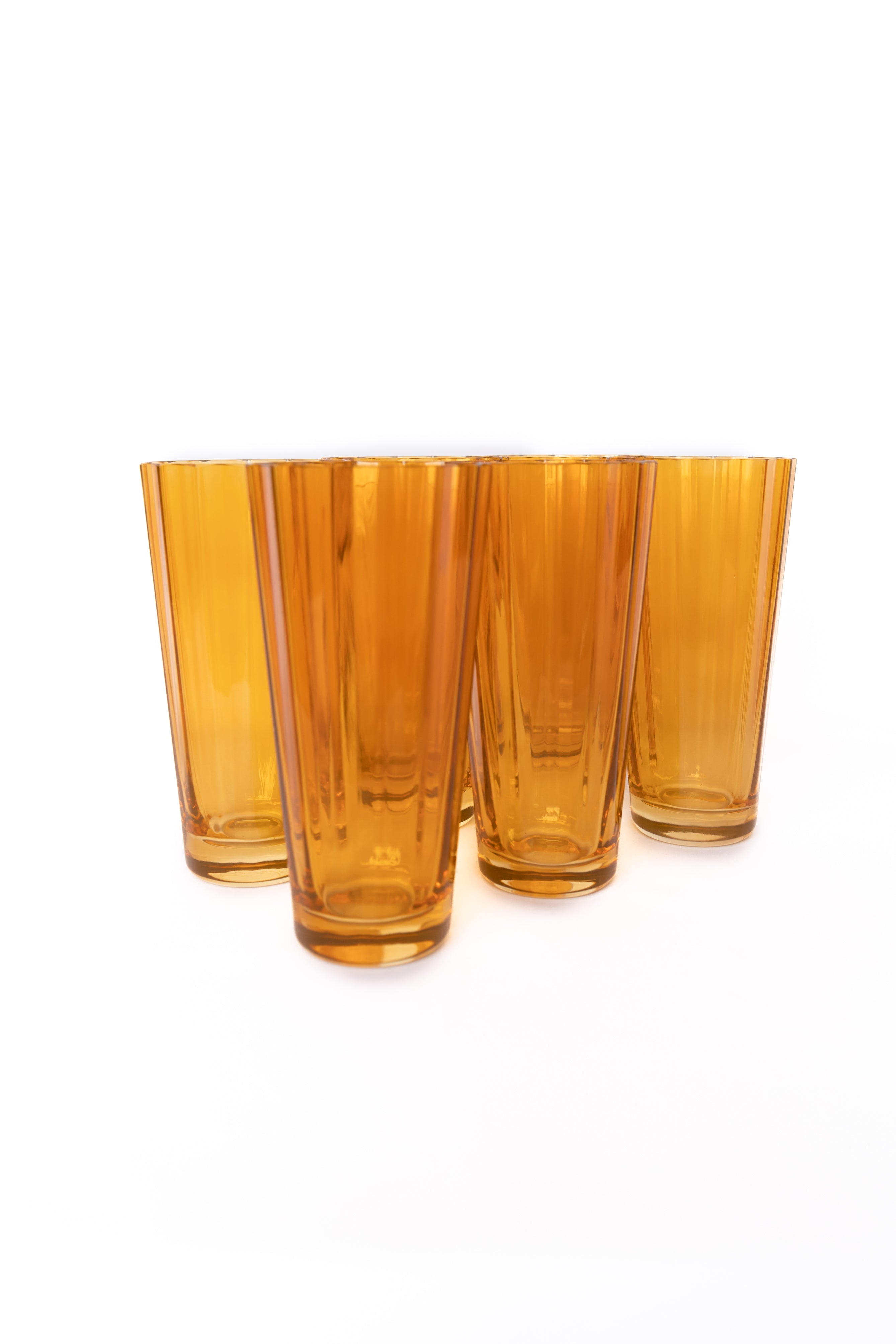 Estelle Colored Sunday High Balls - Set of 6 {Butterscotch}