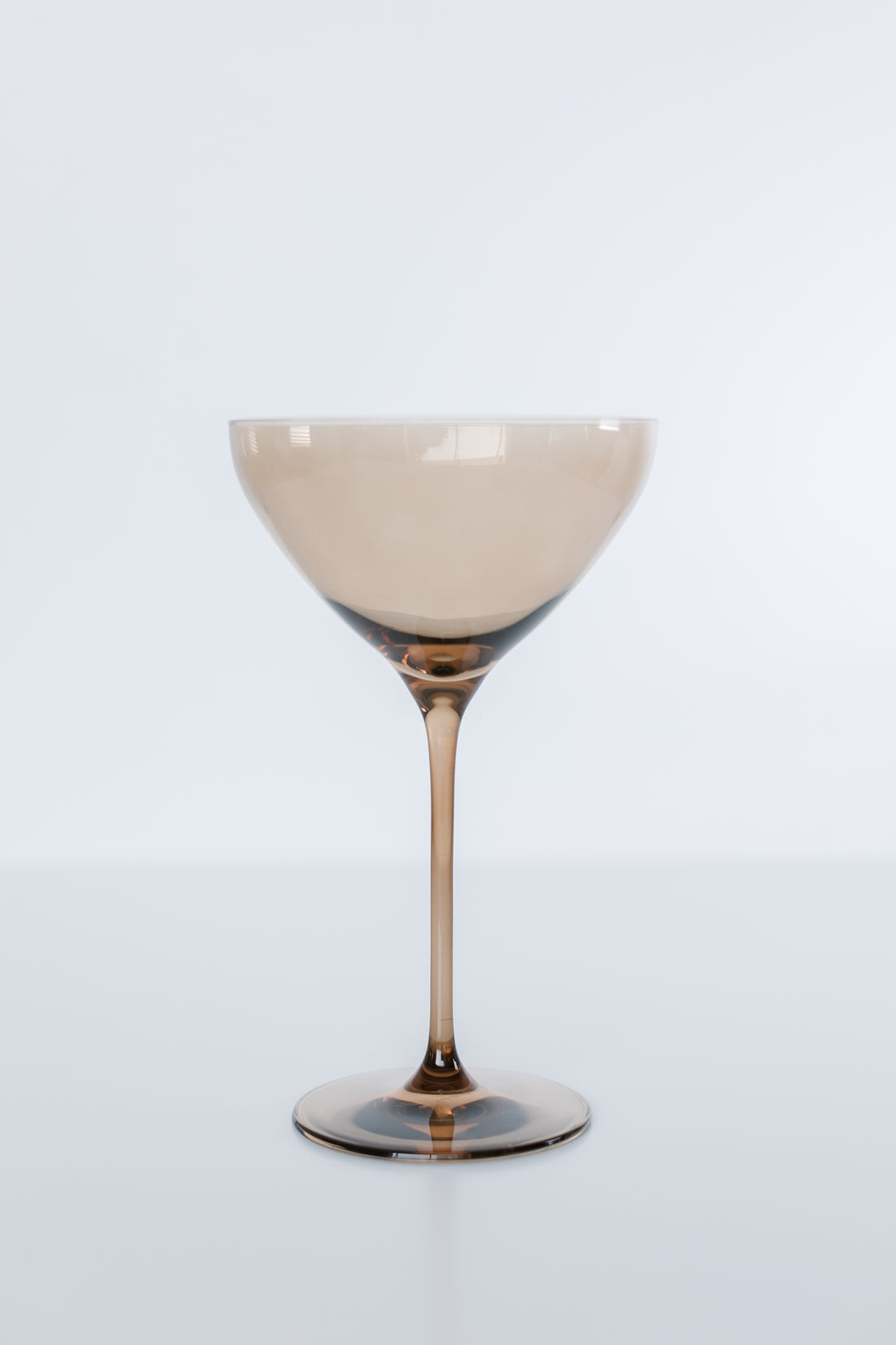 Estelle Colored Martini Glass - Set of 2 {Mocha Mousse (Our Amber Smoke)}