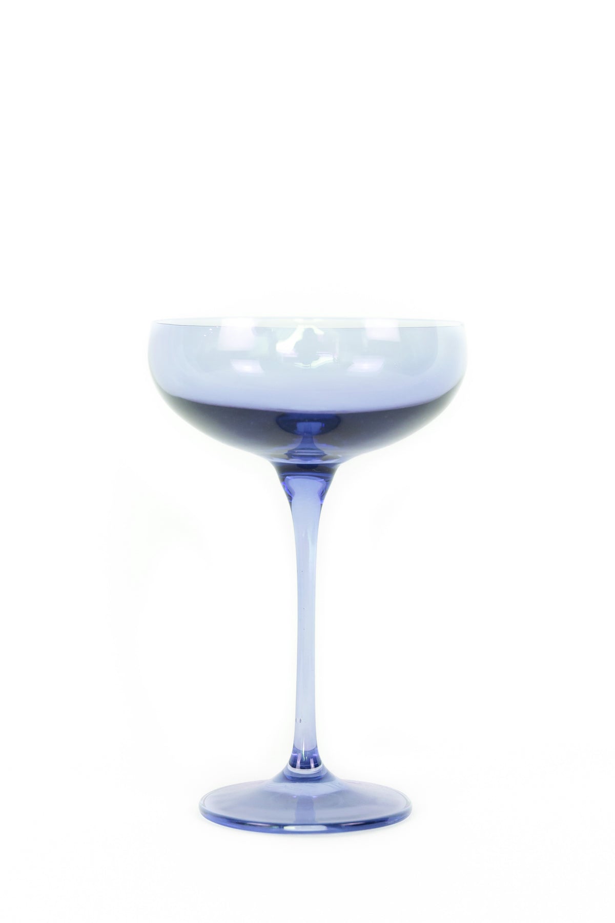 Estelle Colored Champagne Coupe Stemware - Set of 2 {Cobalt Blue}
