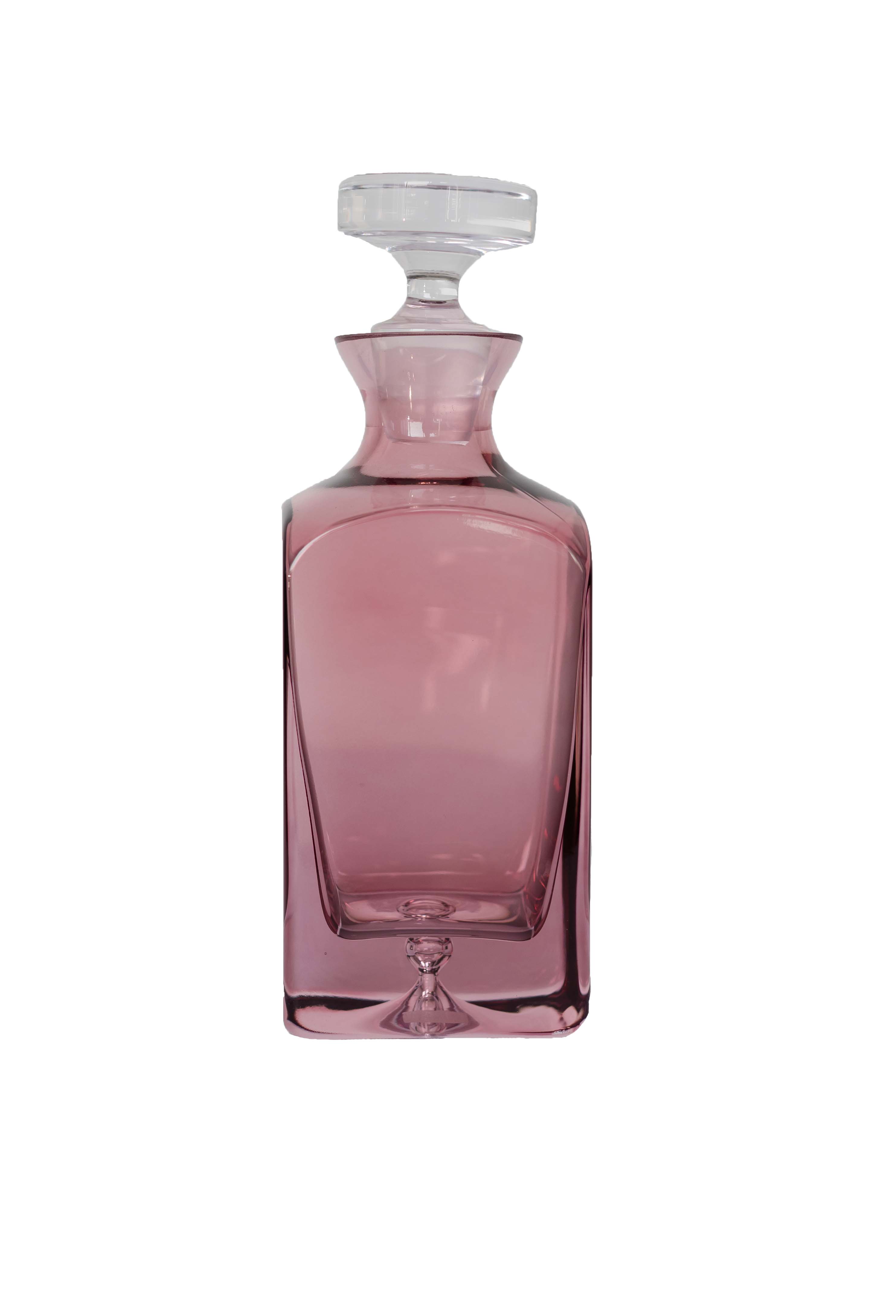 Estelle Colored Decanter-Heritage {Rose}