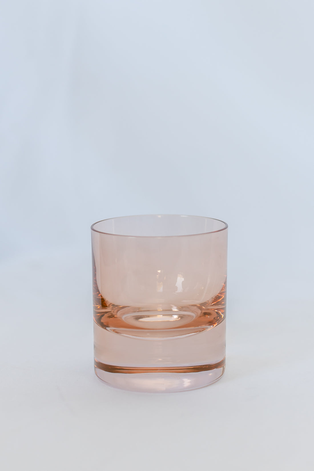 Estelle Colored Rocks Glass - Set of 2 {Blush Pink}