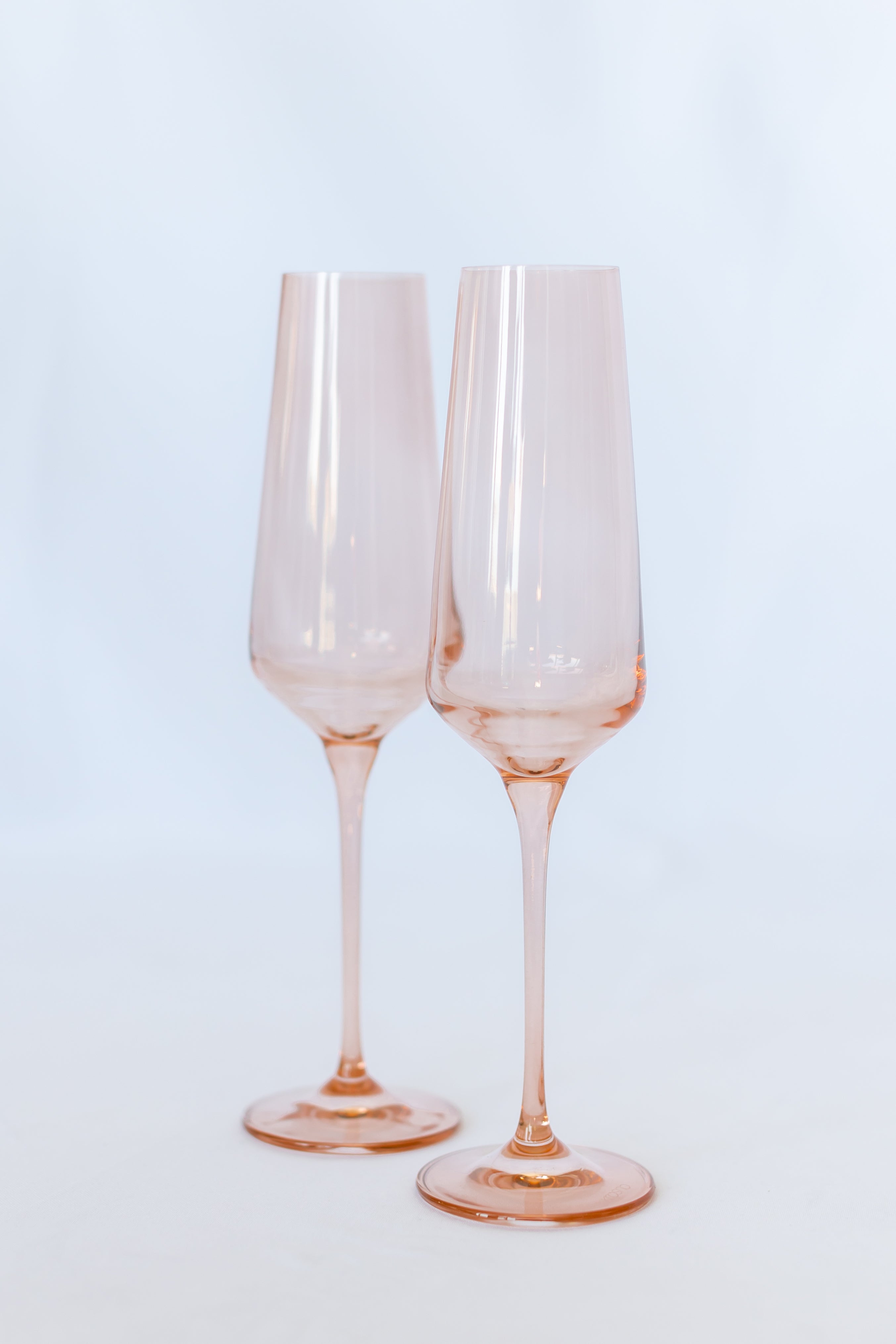 Estelle Colored Champagne Flute - Set of 2 {Blush Pink}