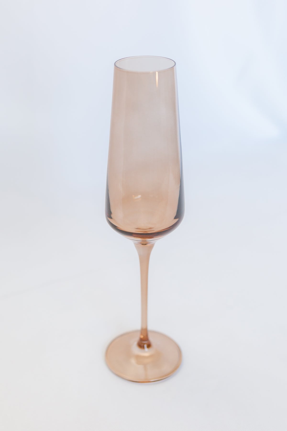 Estelle Colored Champagne Flute - Set of 2 {Mocha Mousse (Our Amber Smoke)}