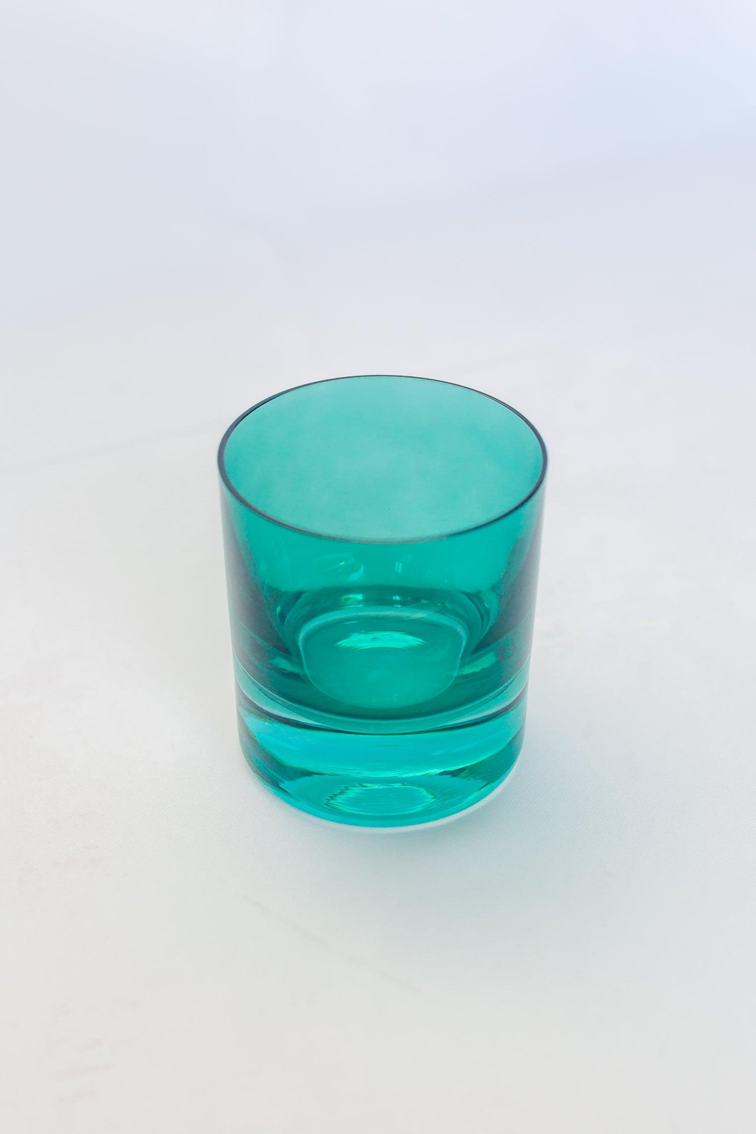 Estelle Colored Rocks Glass - Set of 6 {Emerald Green}