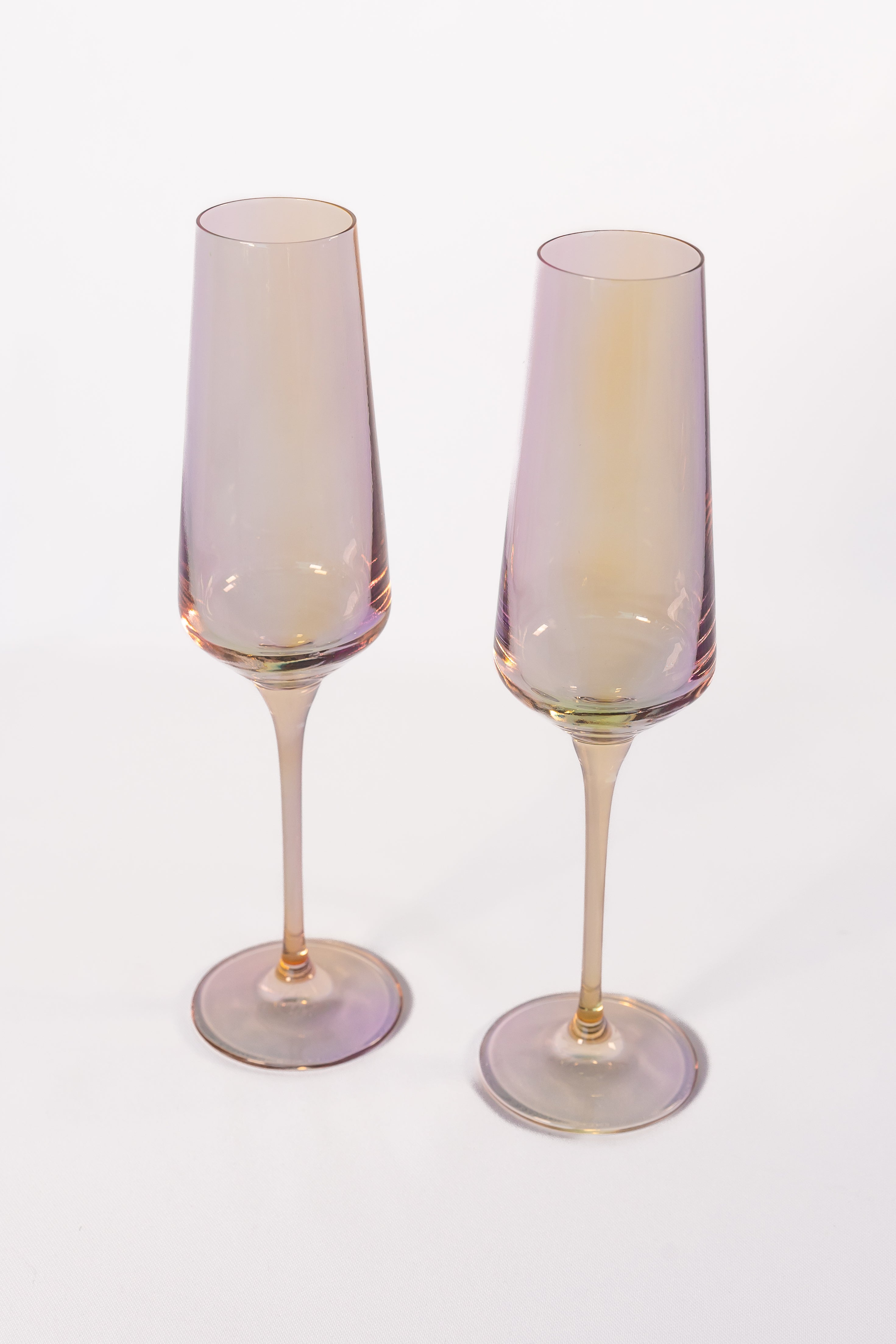 Estelle Colored Champagne Flute - Set of 2 {Iridescent}