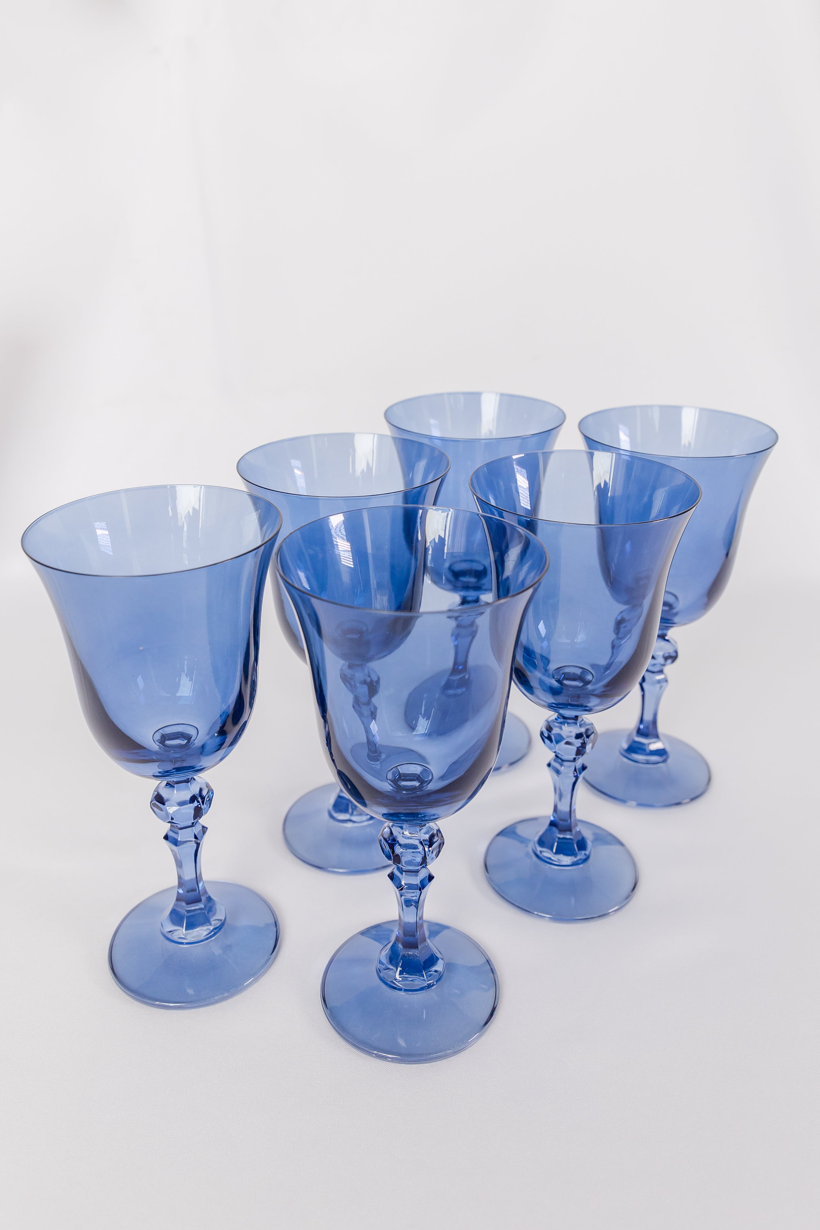 Estelle Colored Regal Goblet - Set of 6 {Cobalt Blue}