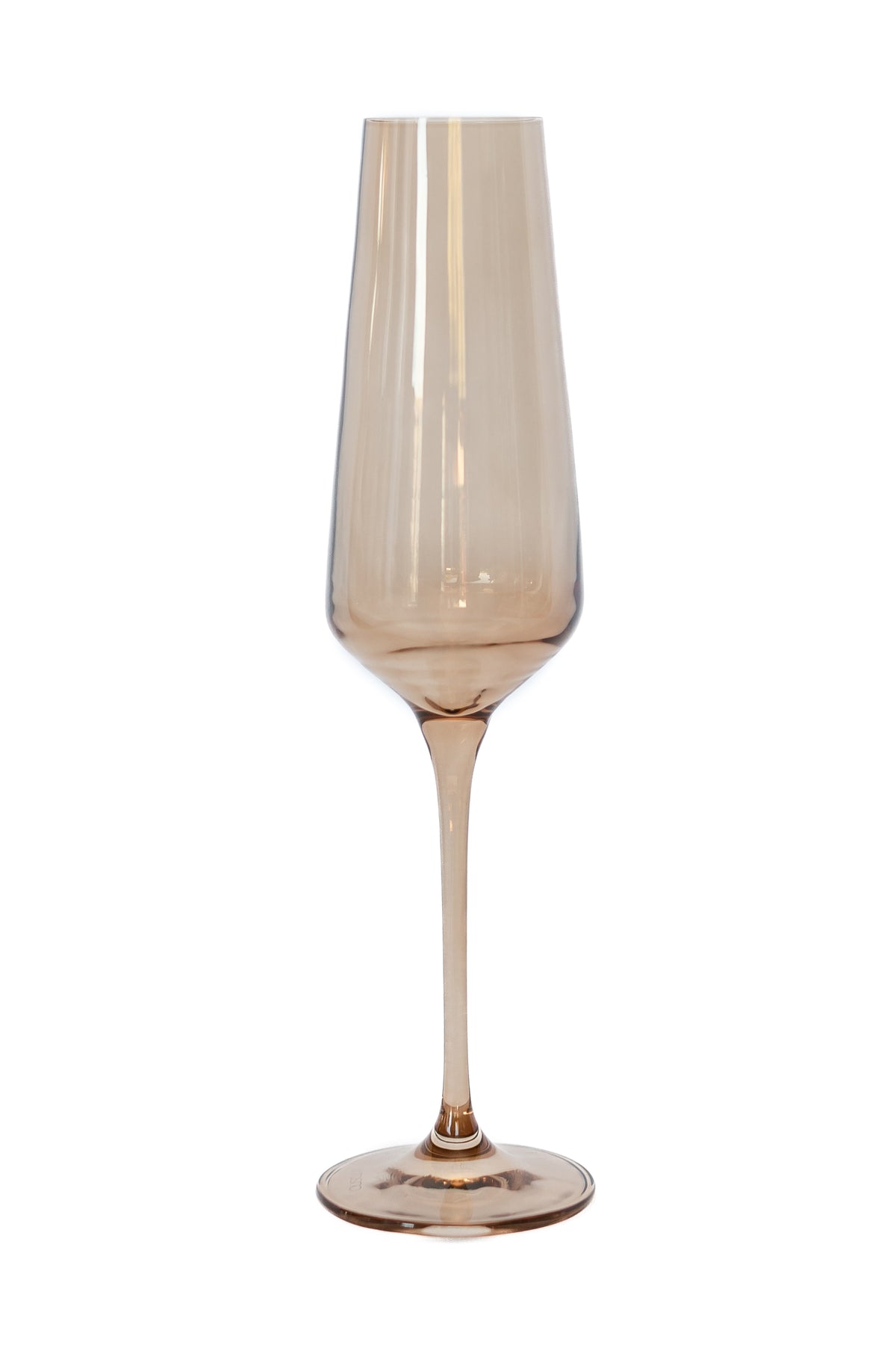 Estelle Colored Champagne Flute - Set of 2 {Mocha Mousse (Our Amber Smoke)}