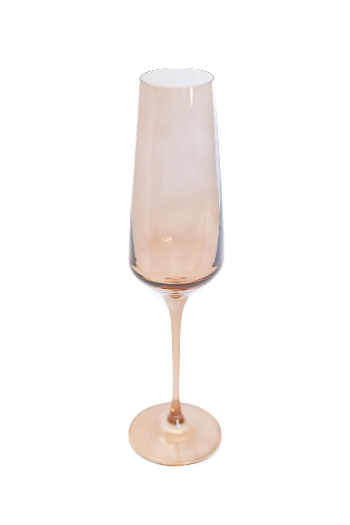 Estelle Colored Champagne Flute - Set of 2 {Mocha Mousse (Our Amber Smoke)}