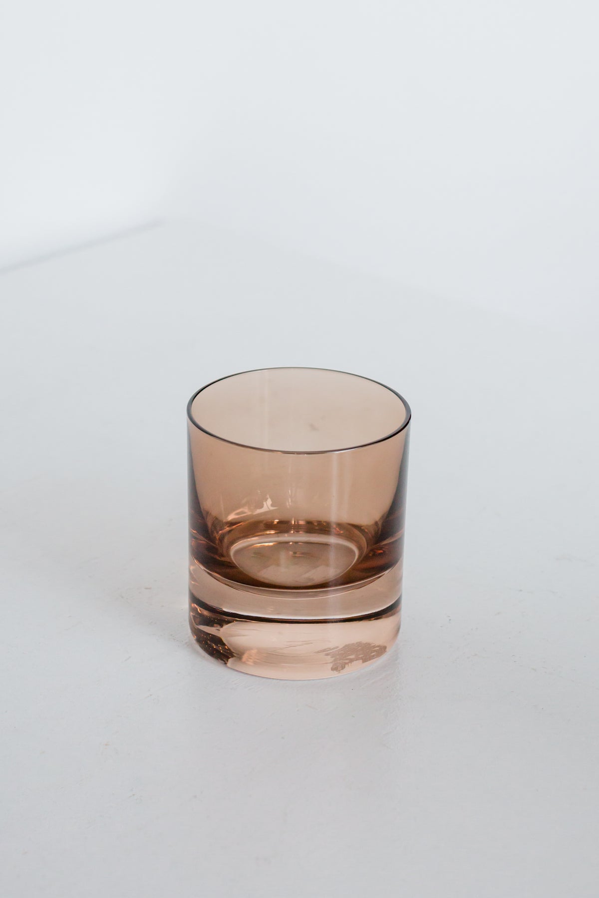 Estelle Colored Rocks Glass - Set of 2 {Mocha Mousse (Our Amber Smoke)}