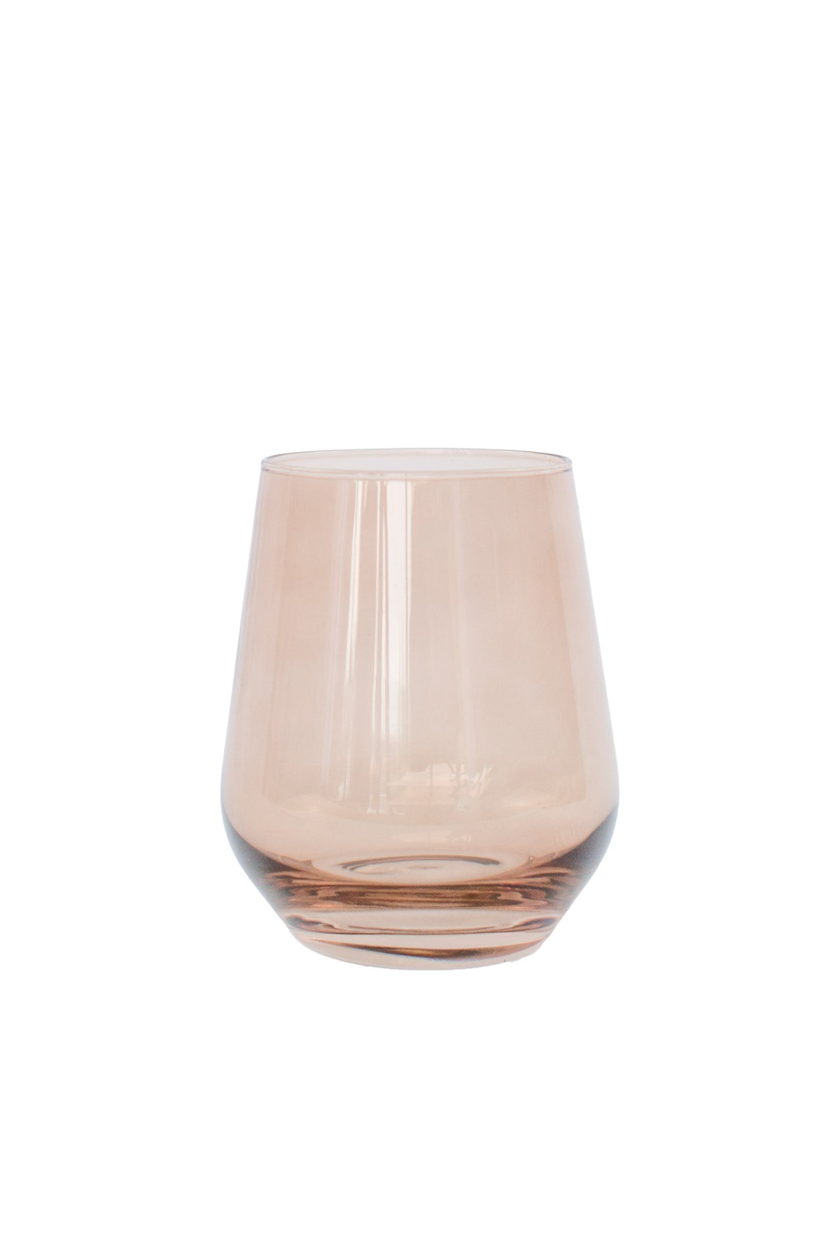 Estelle Colored Wine Stemless - Set of 6 {Mocha Mousse (Our Amber Smoke)}
