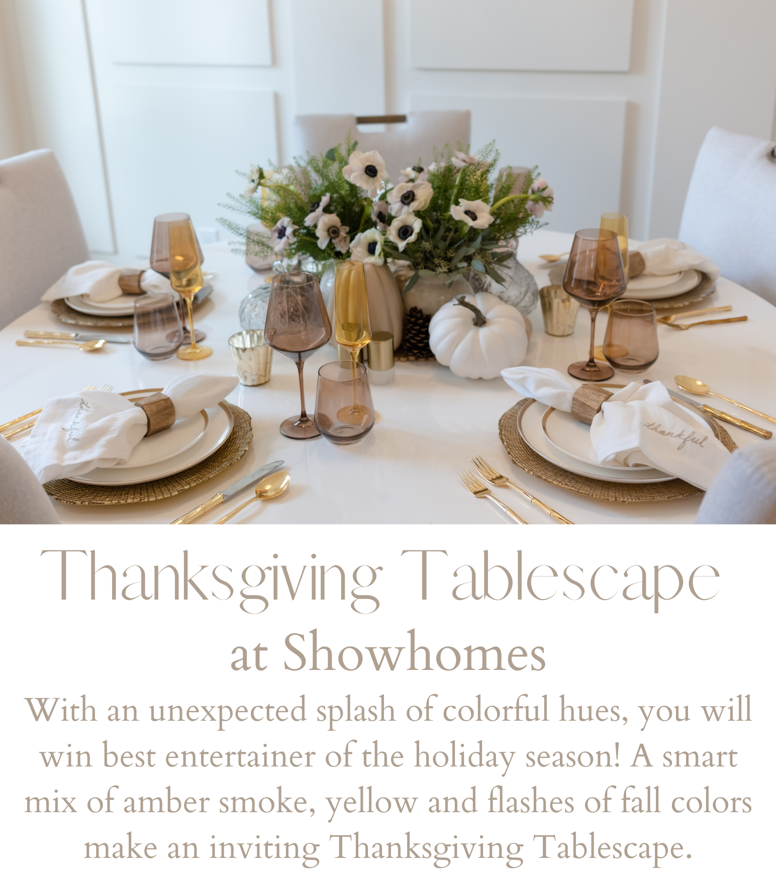 Must See: Thanksgiving Tablescape + Giveaway Reminder
