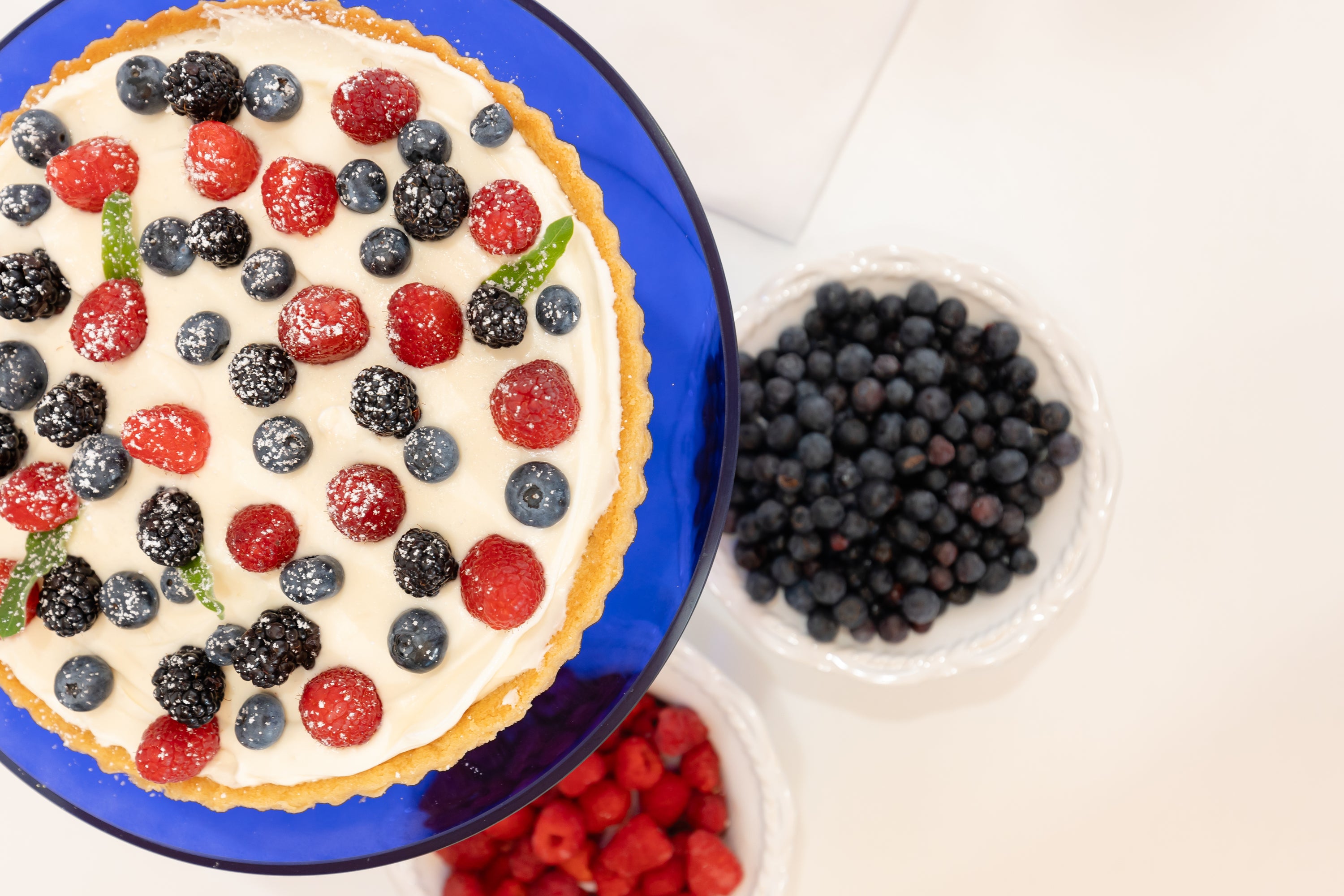 Fresh Berry Shortbread Tart