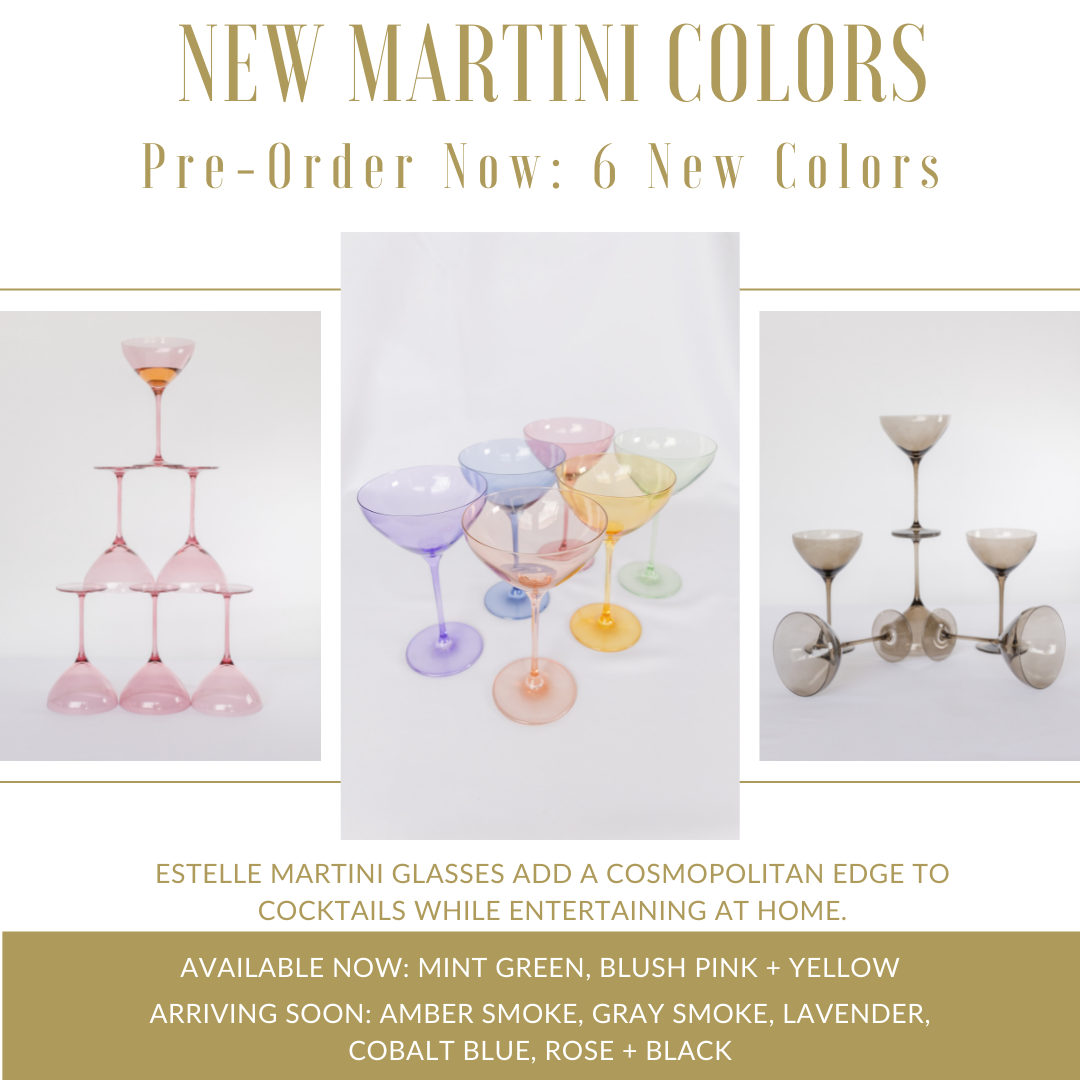 Pre-Order Now: 6 New Martini Colors
