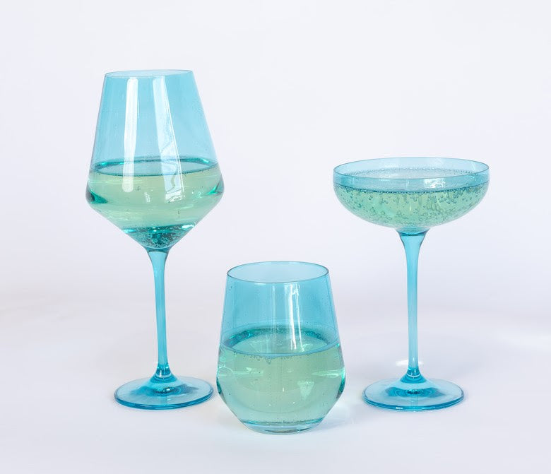 New Arrival: Ocean Blue Champagne Coupe