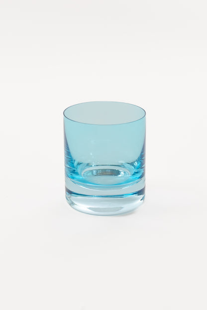 Estelle Colored Rocks Glass - Set of 2 {Ocean Blue}