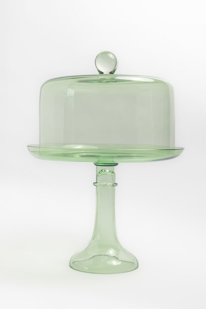 Estelle Cake Stand Dome - Mint Green