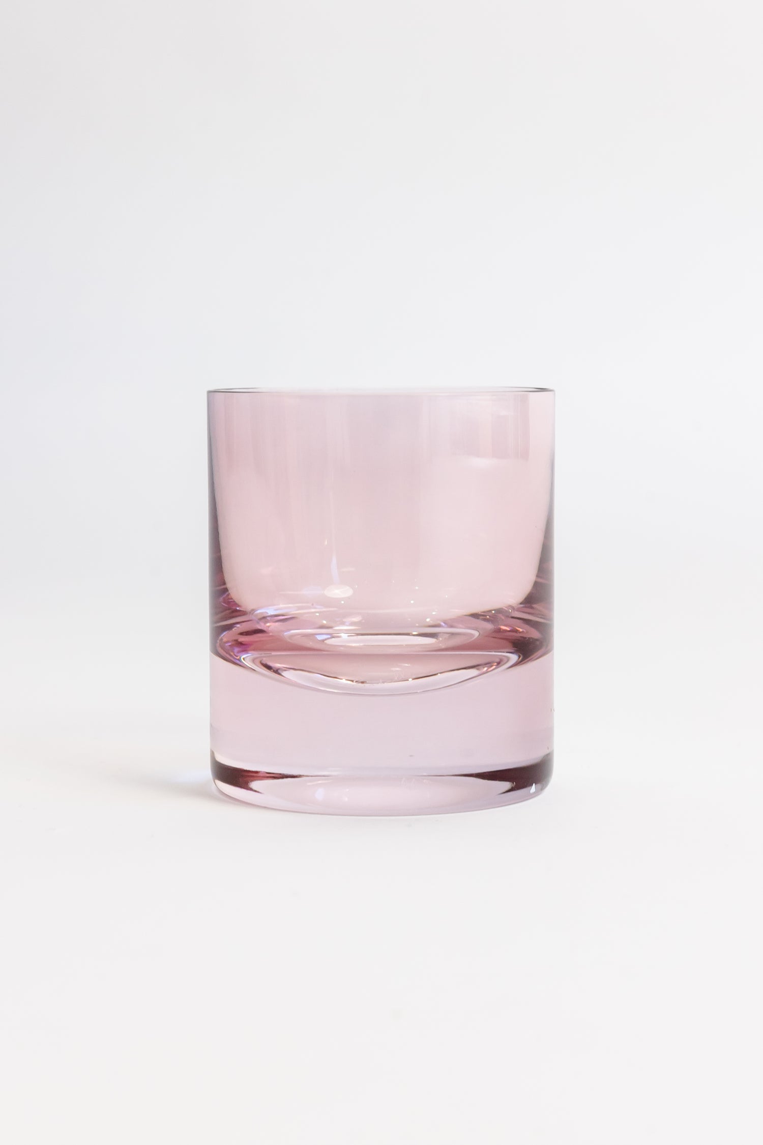 Estelle Colored Rocks Glass - Set of 2 {Rose}