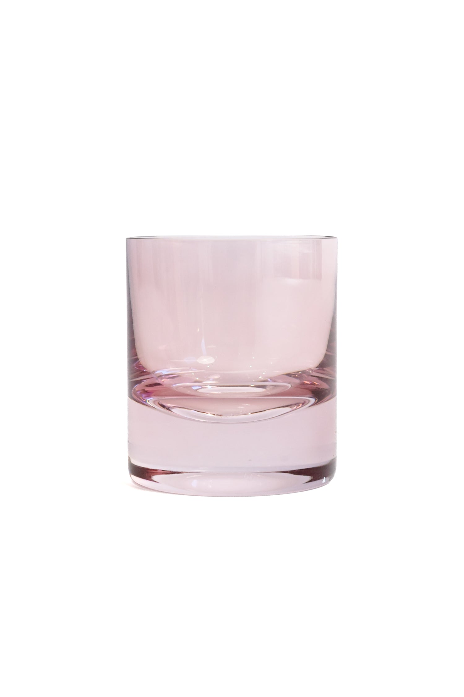 Estelle Colored Rocks Glass - Set of 6 {Rose)