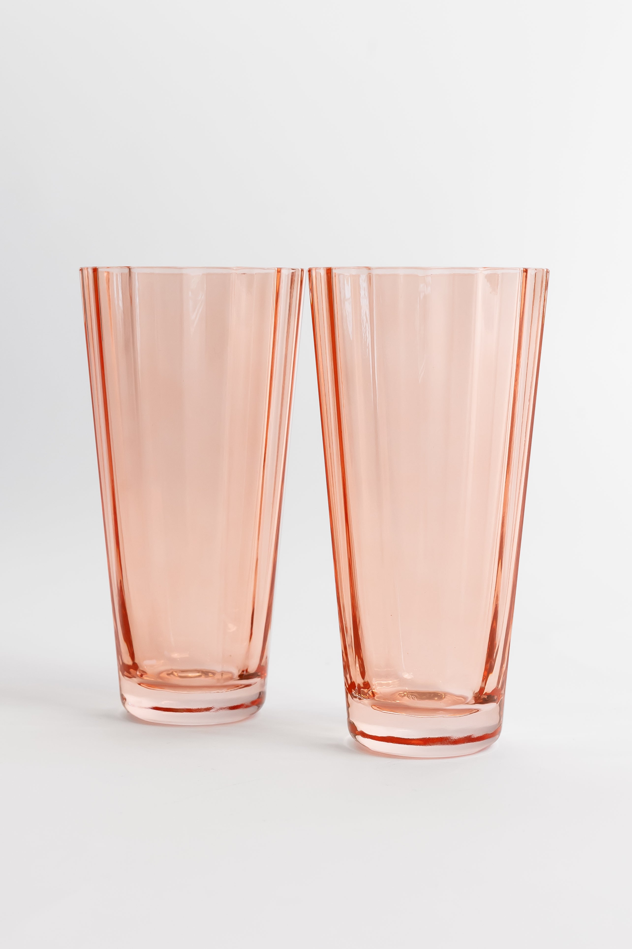 Estelle Colored Sunday High Balls - Set of 2- Peach Fuzz {Our Coral Peach Pink}