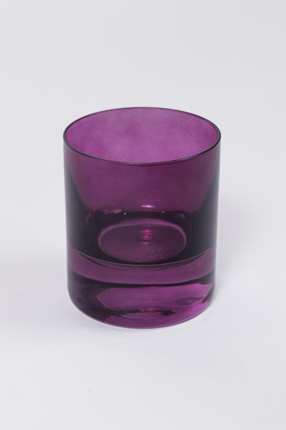 Estelle Colored Rocks Glass - Set of 2 {Amethyst}