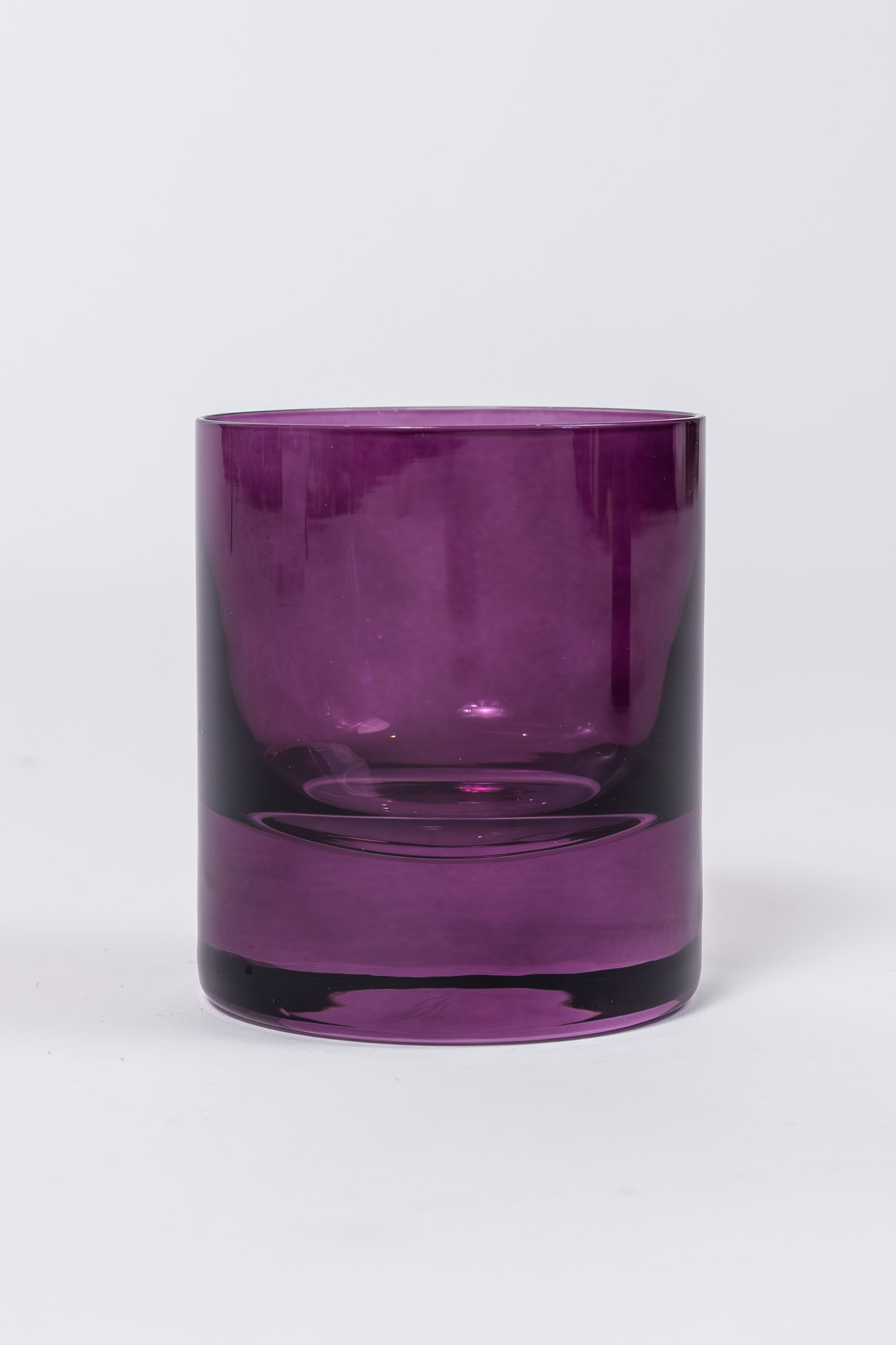 Estelle Colored Rocks Glass - Set of 6 {Amethyst}