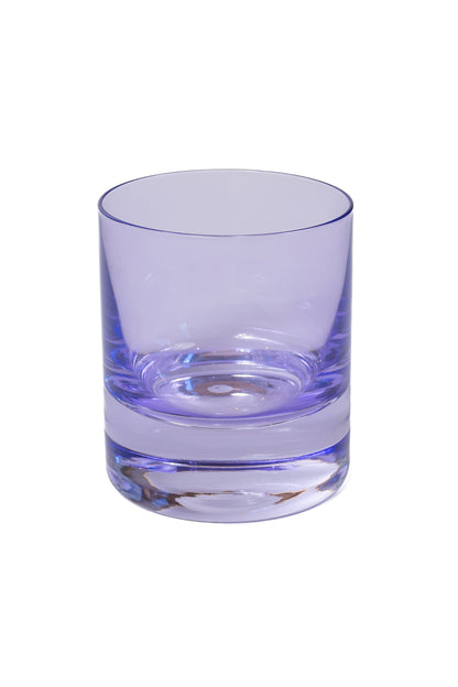Estelle Colored Rocks Glass - Set of 6 {Lavender}