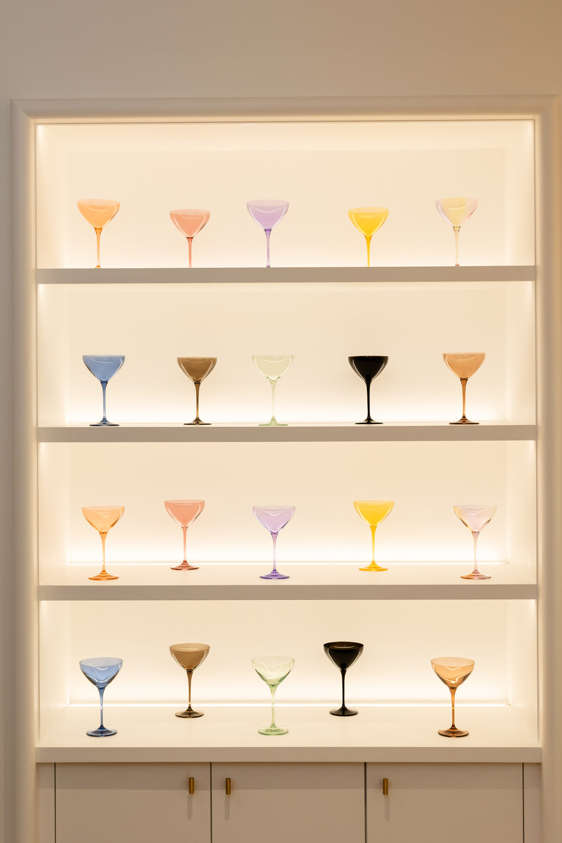 Estelle Colored Martini - Set of 6 {Custom Set}