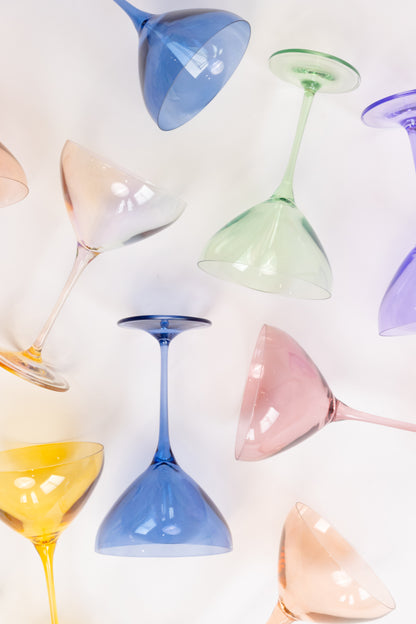 Estelle Colored Martini Glass - Set of 6 {Mystery Box}