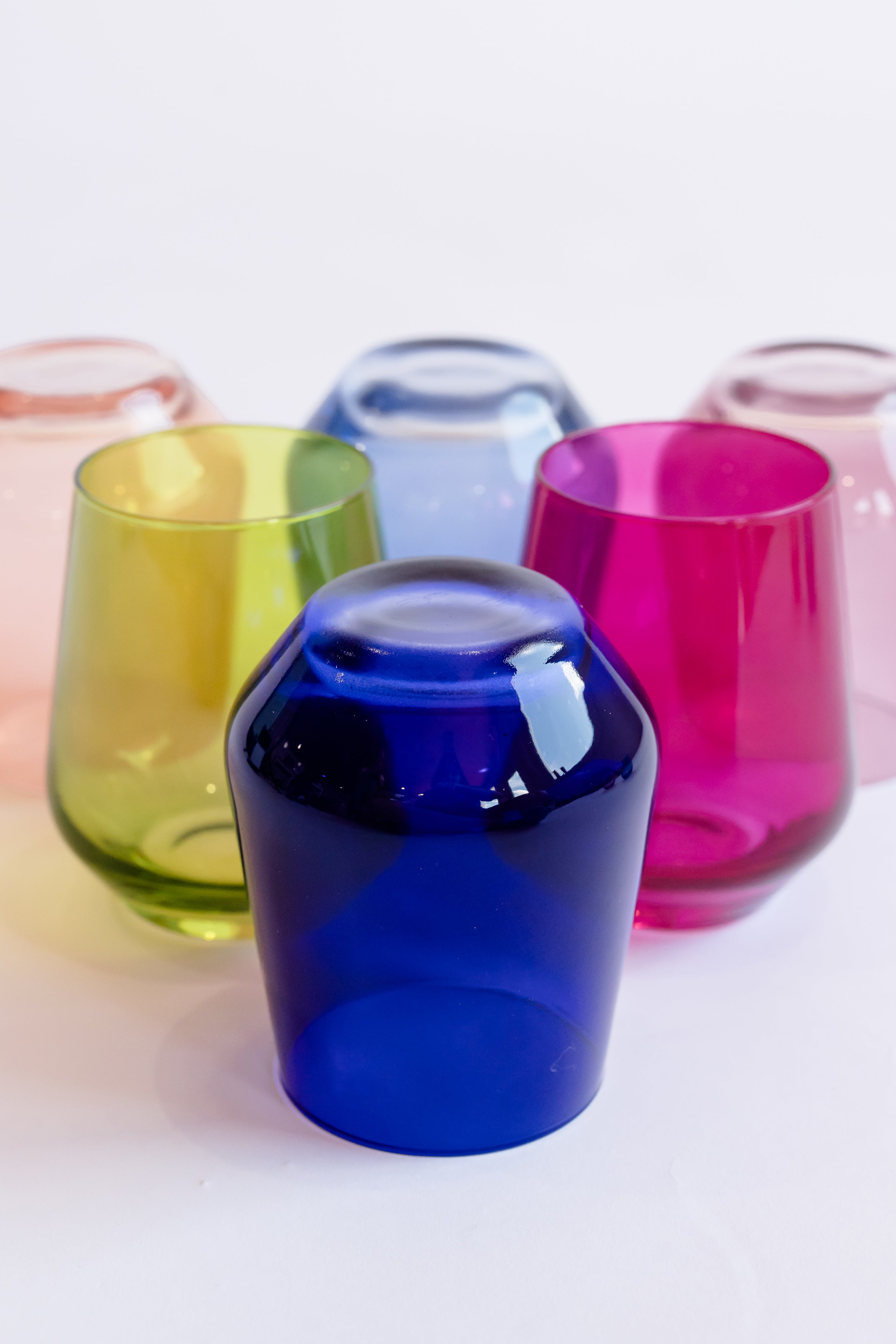 Estelle Colored Wine Stemless - Set of 6 {Mystery Box}