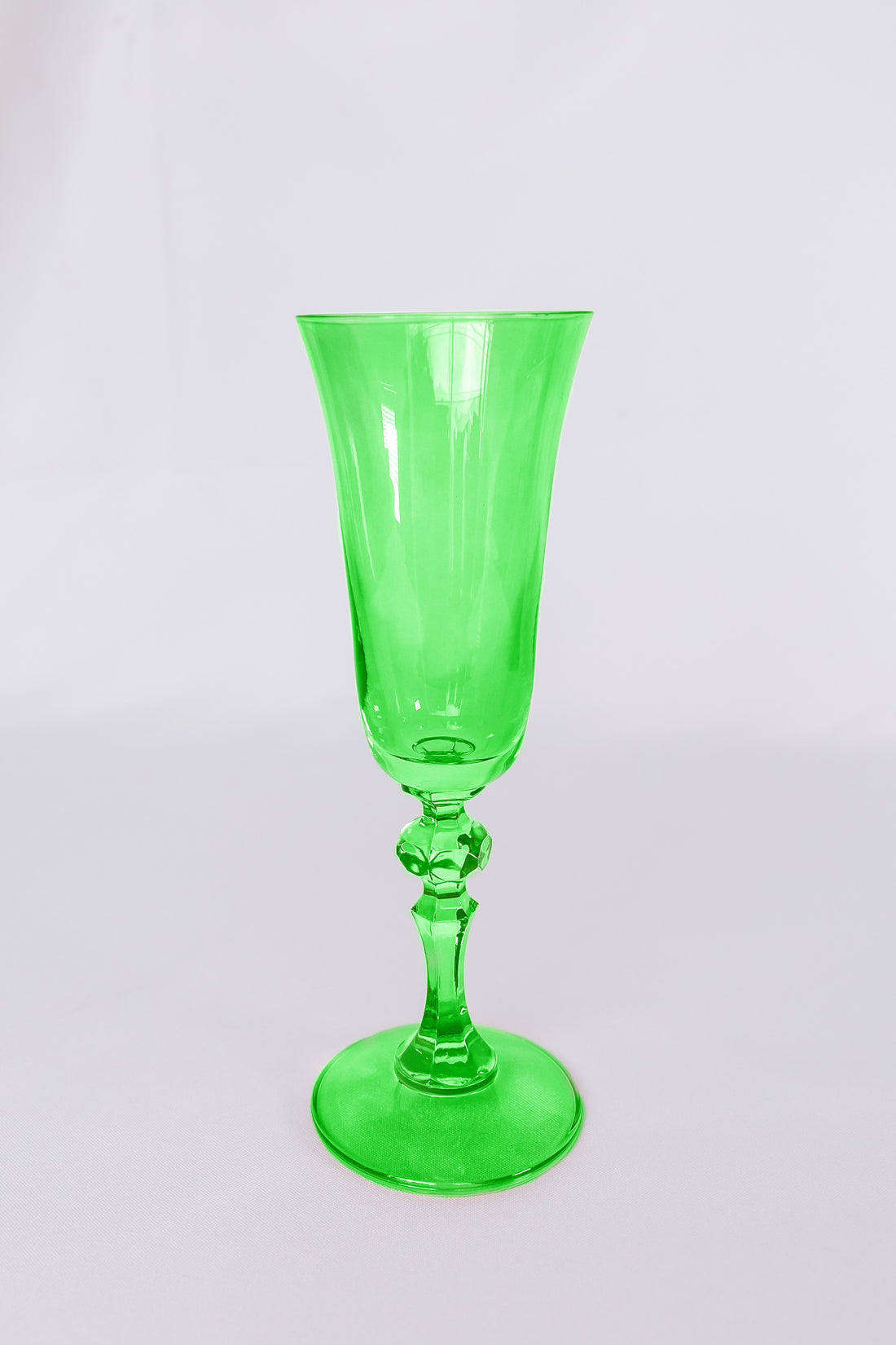 Estelle Colored Regal Flute - Set of 6 {Kelly Green}