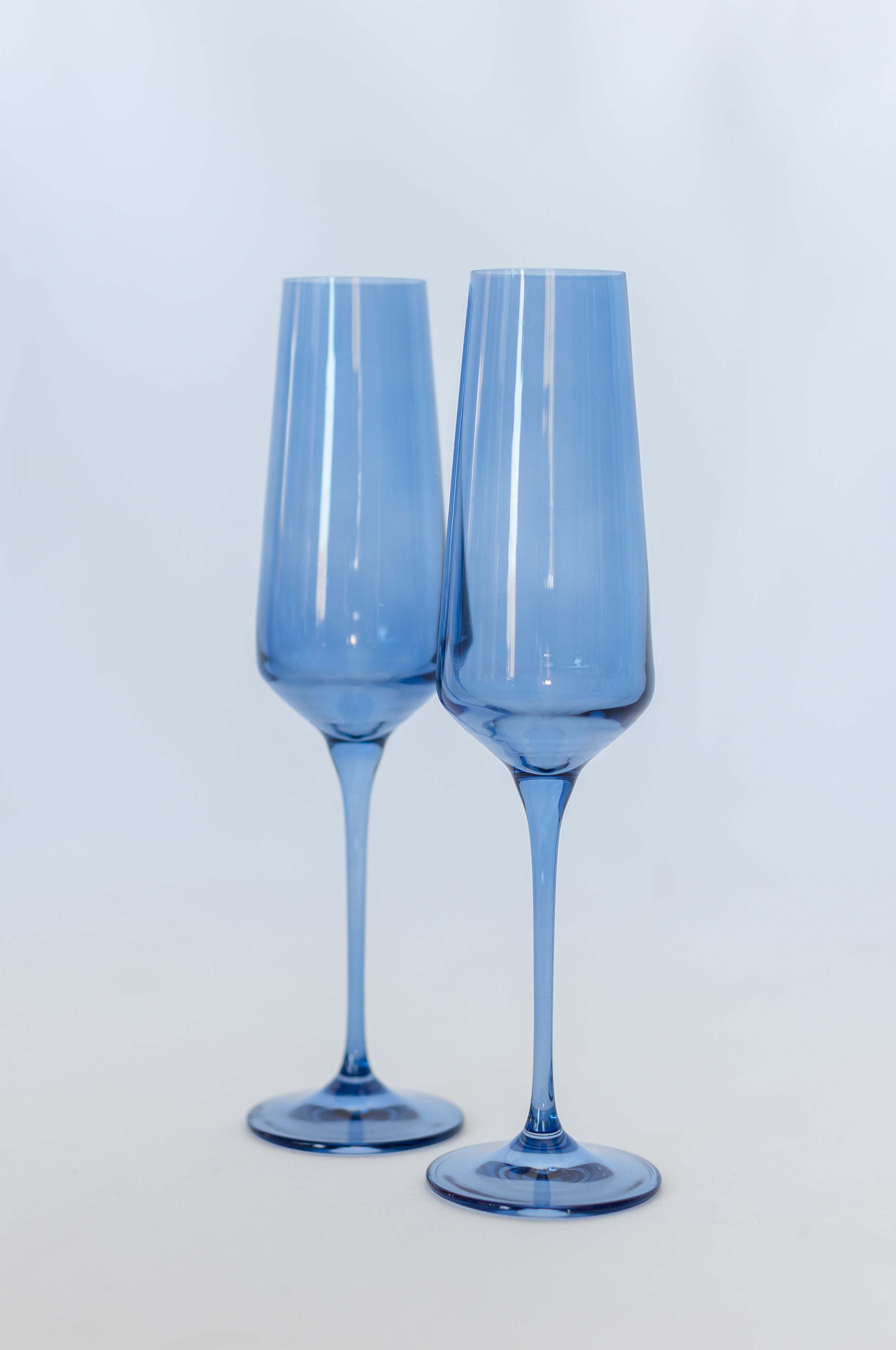 Estelle Colored Champagne Flute - Set of 6 {Cobalt Blue}