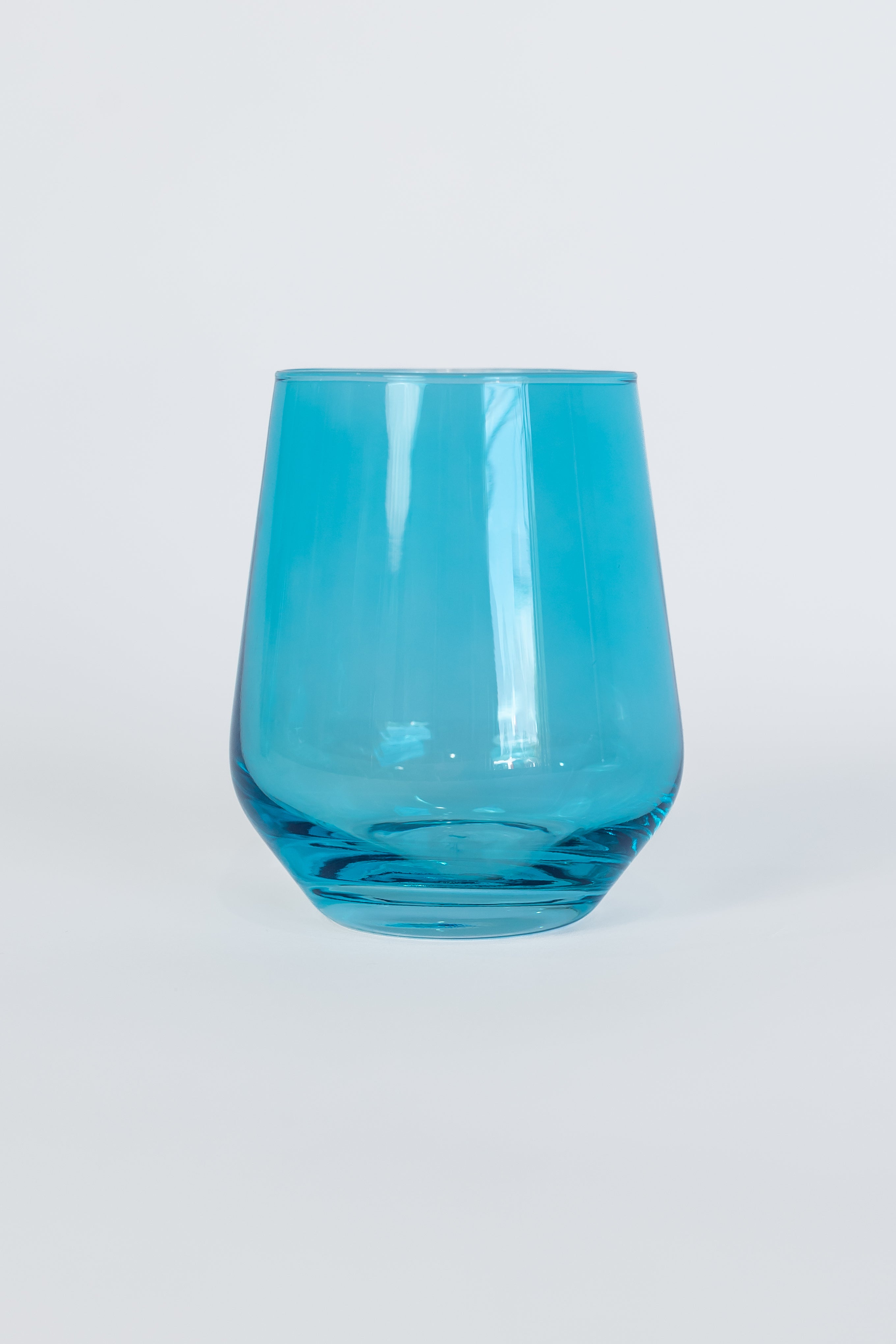Estelle Colored Wine Stemless - Set of 6 {Ocean Blue}