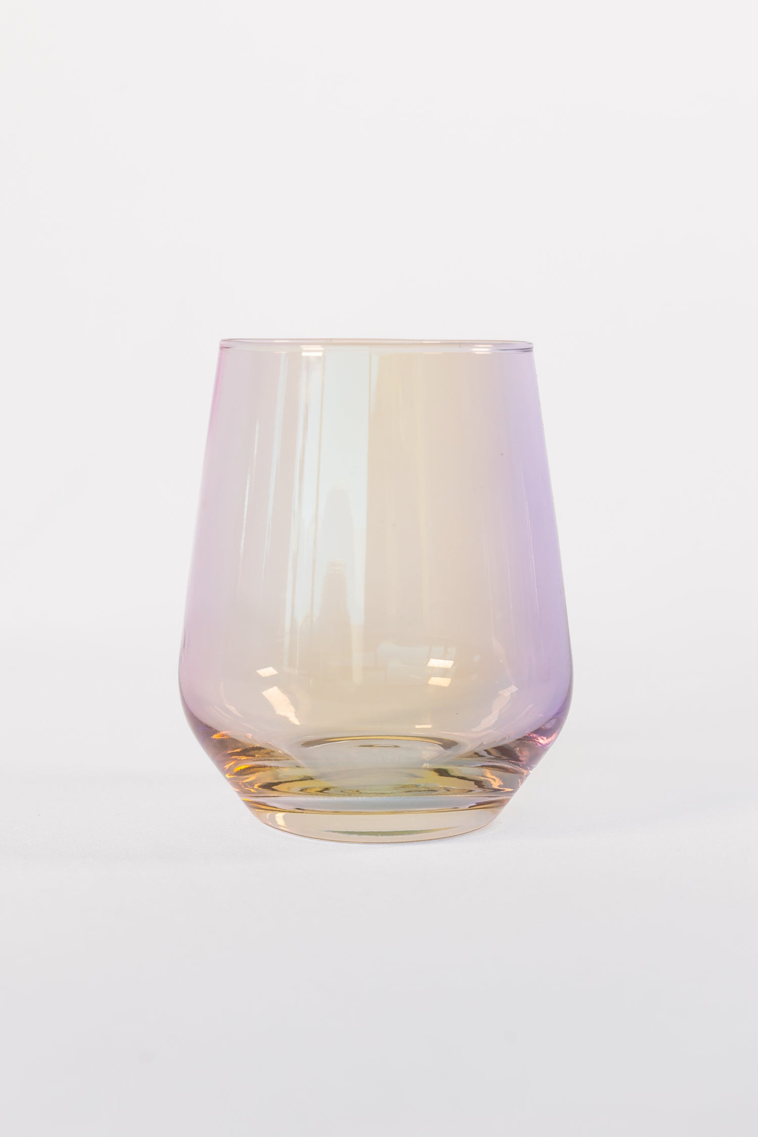 Estelle Colored Wine Stemless - Set of 2 {Iridescent}