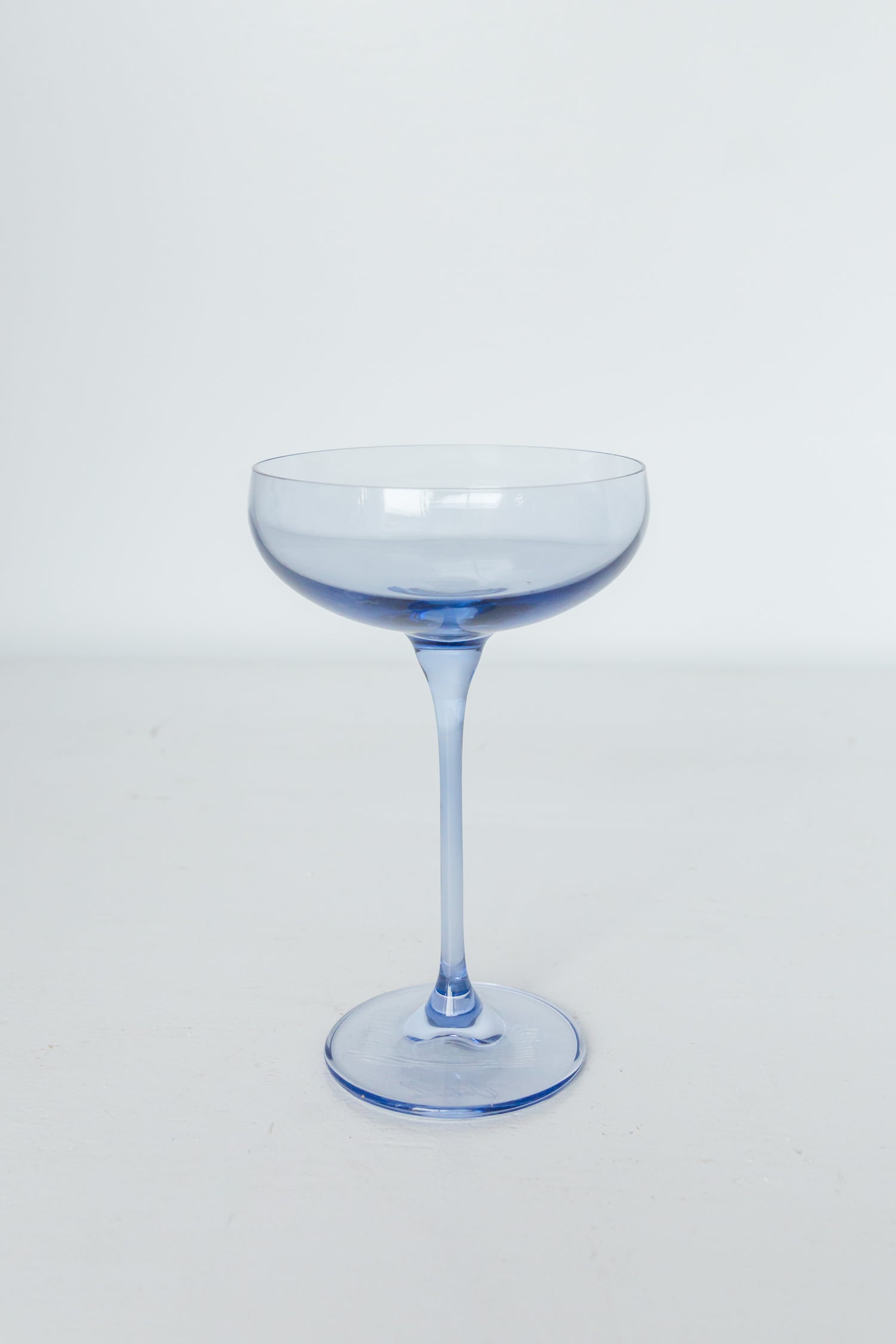 Estelle Colored Champagne Coupe Stemware - Set of 2 {Cobalt Blue}