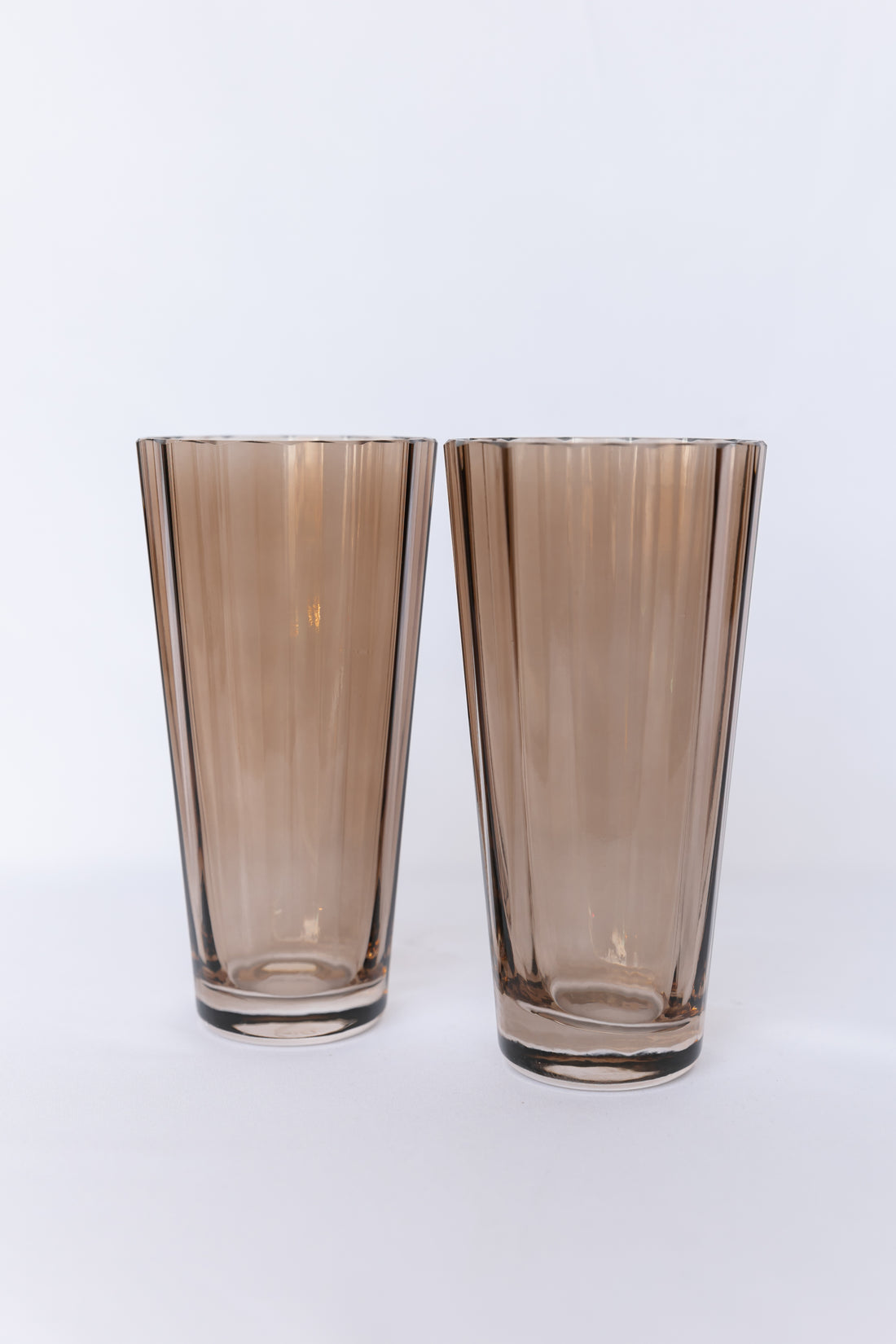Estelle Colored Sunday High Balls - Set of 2 {Mocha Mousse (Our Amber Smoke)}