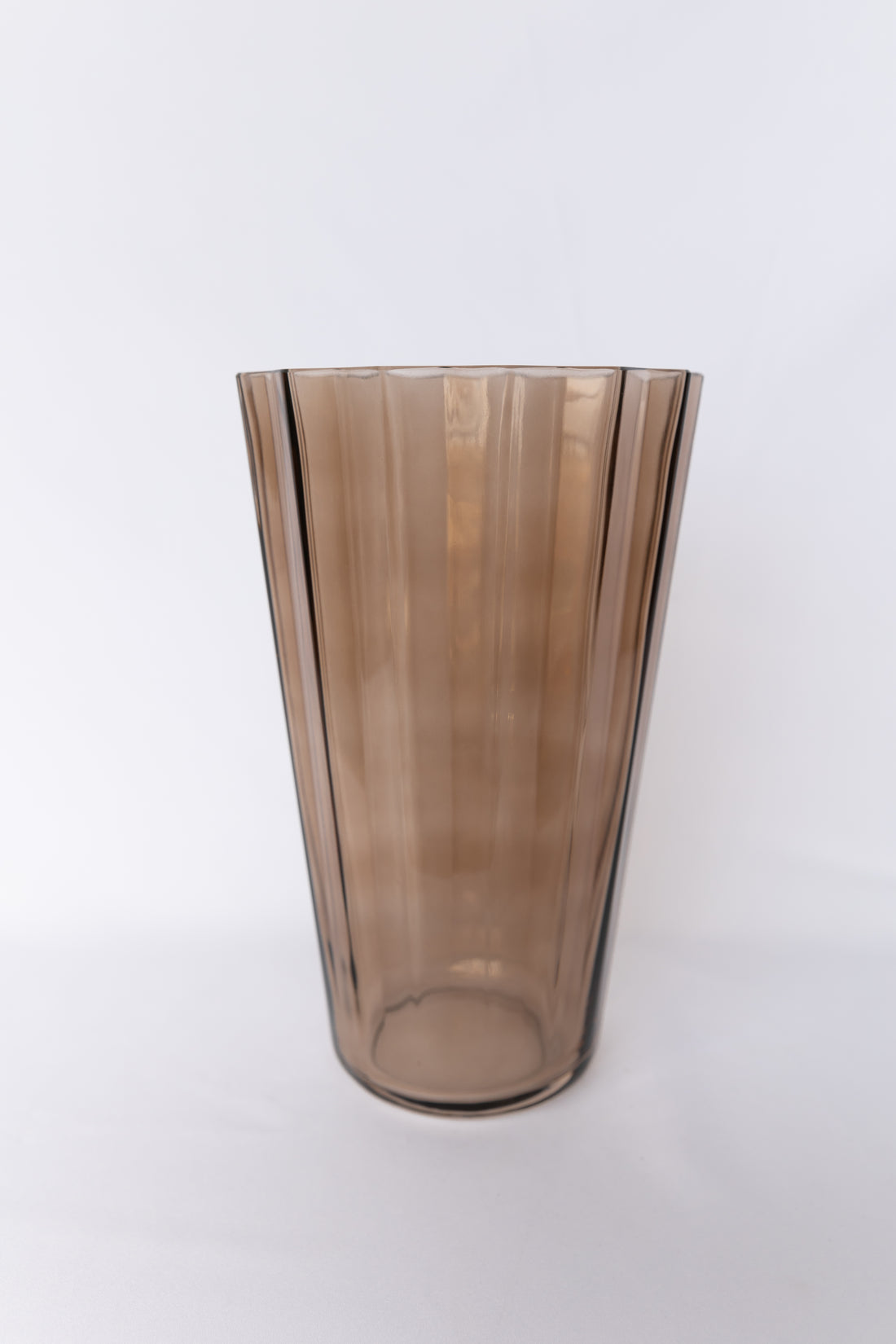 Estelle Colored Sunday Vase - {Amber Smoke}