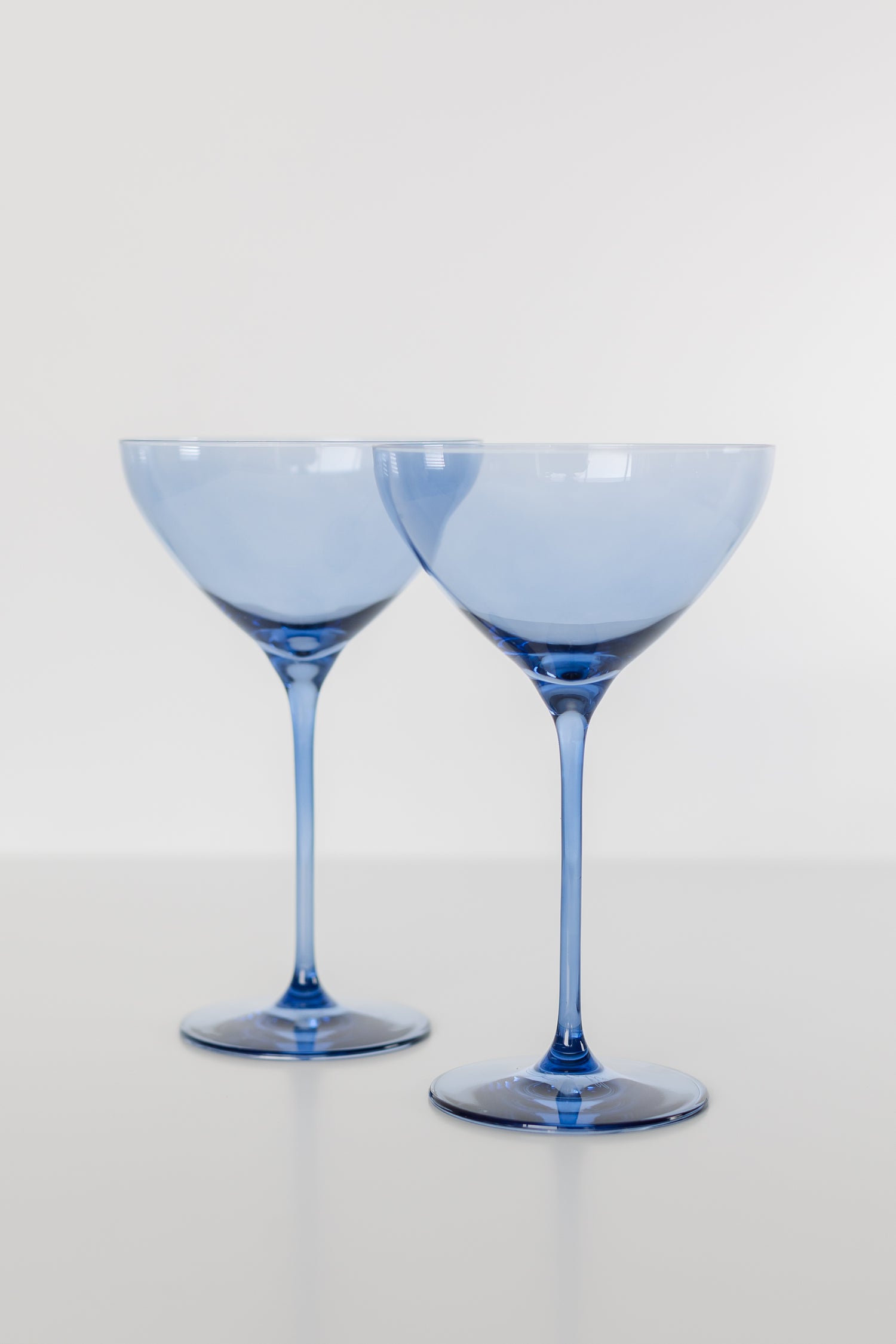 Estelle Colored Martini Glass - Set of 2 {Cobalt Blue}