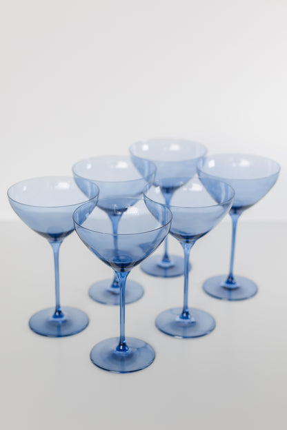 Estelle Colored Martini Glass - Set of 6 {Cobalt Blue}