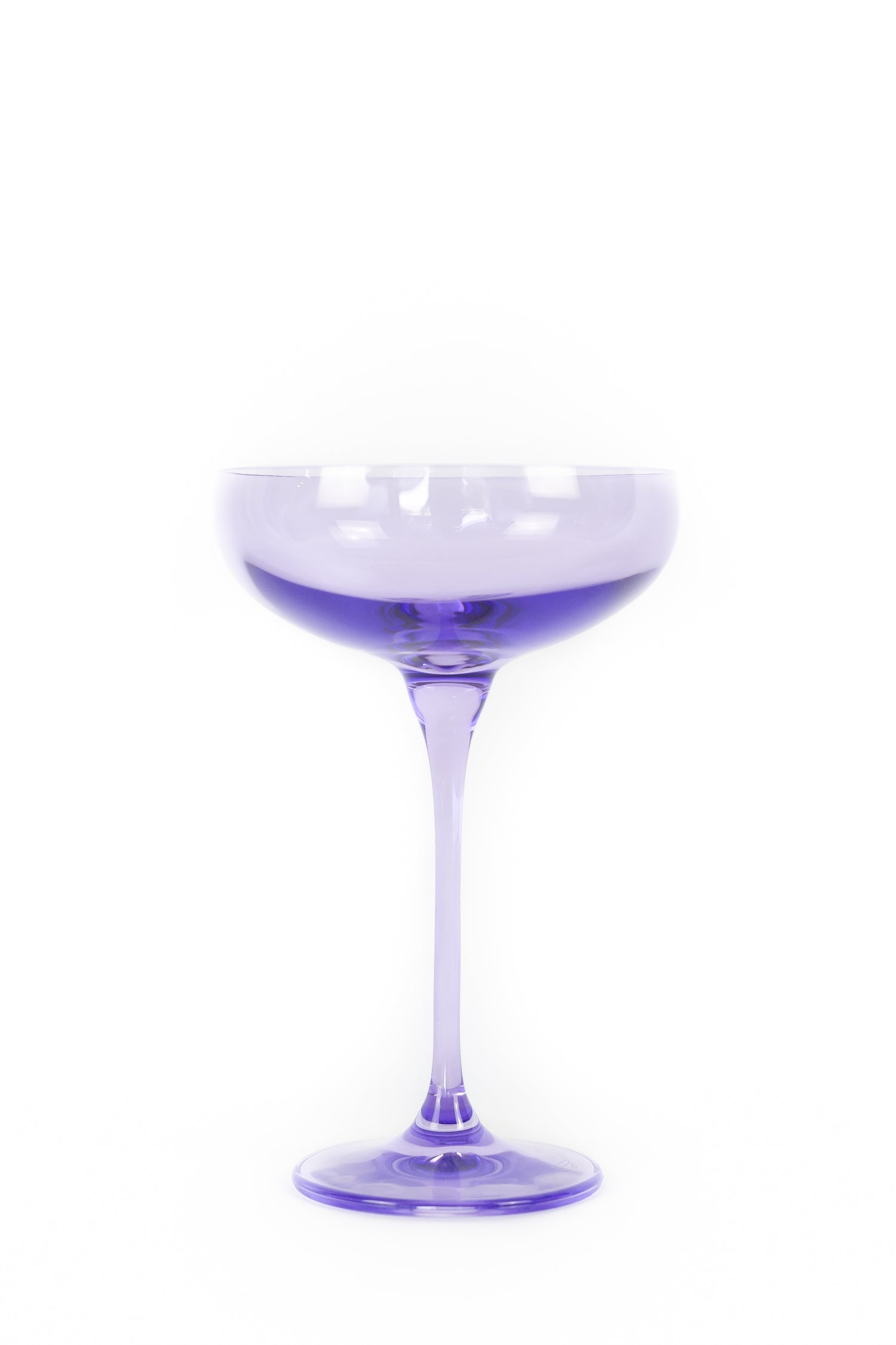 Estelle Colored Champagne Coupe Stemware - Set of 2 {Lavender}